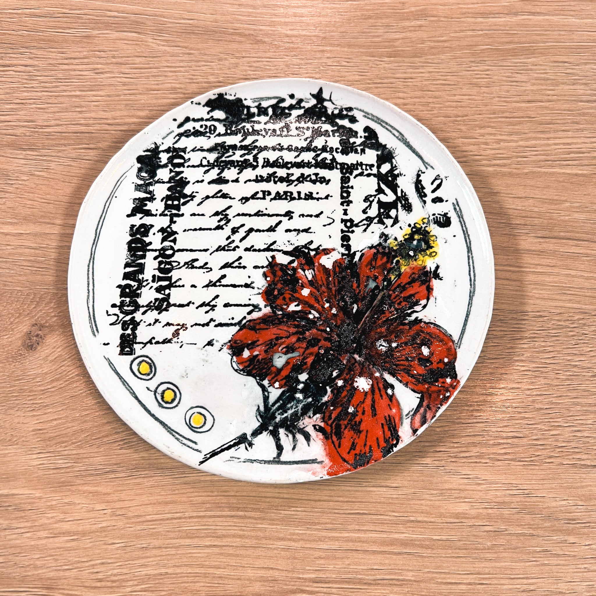 Peels Pots Flower Art Dish