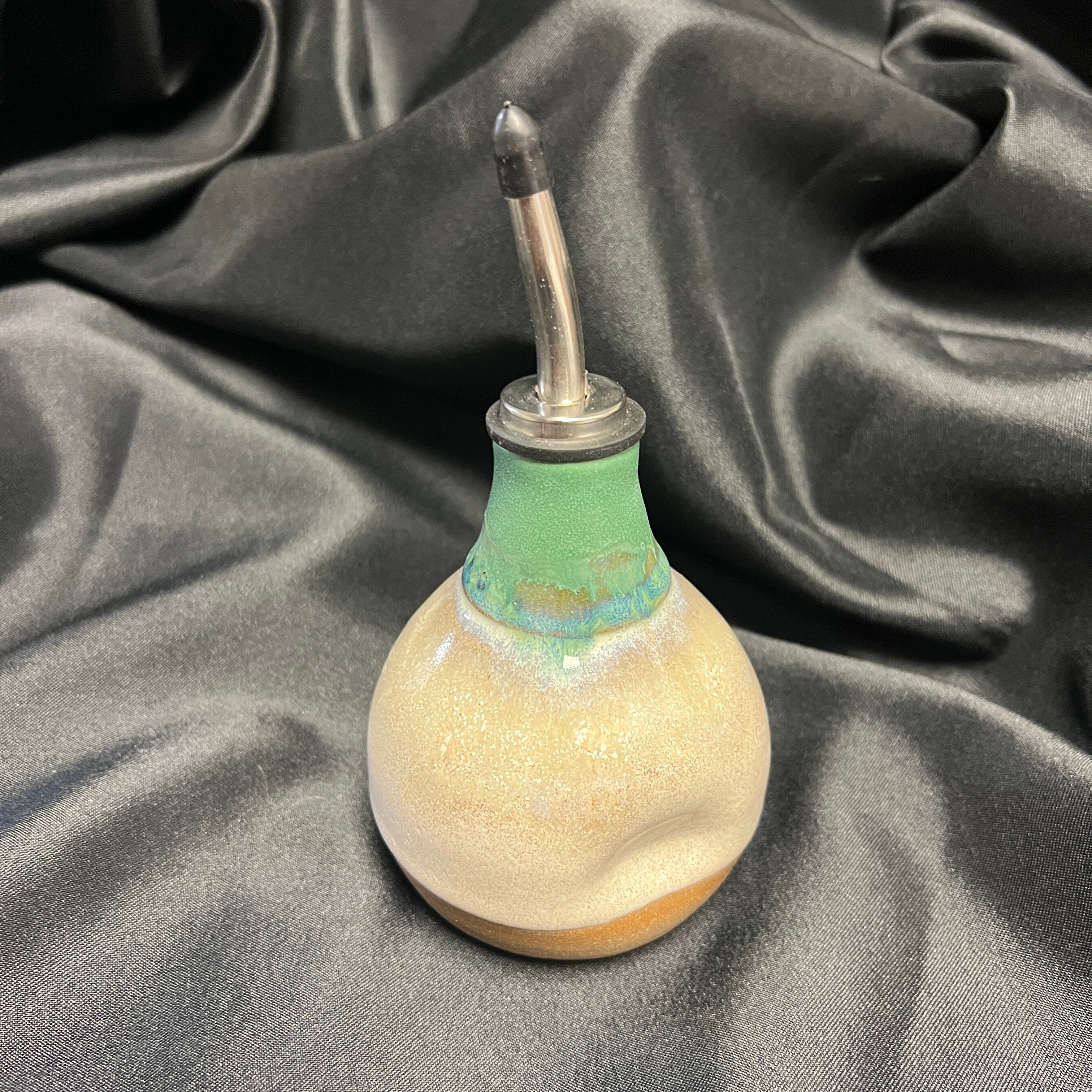 Green Top Oil Cruet