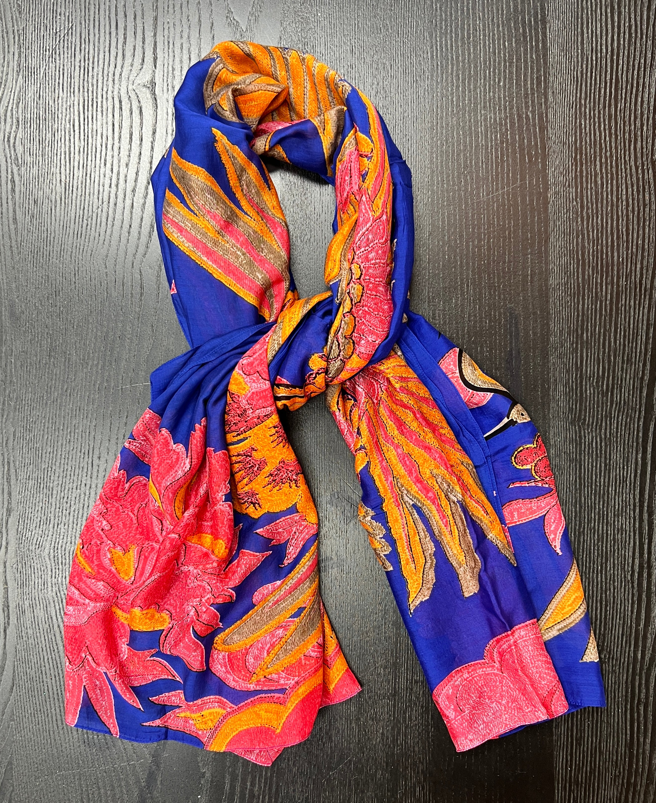 One Hundred Stars Colorful Crane Scarf