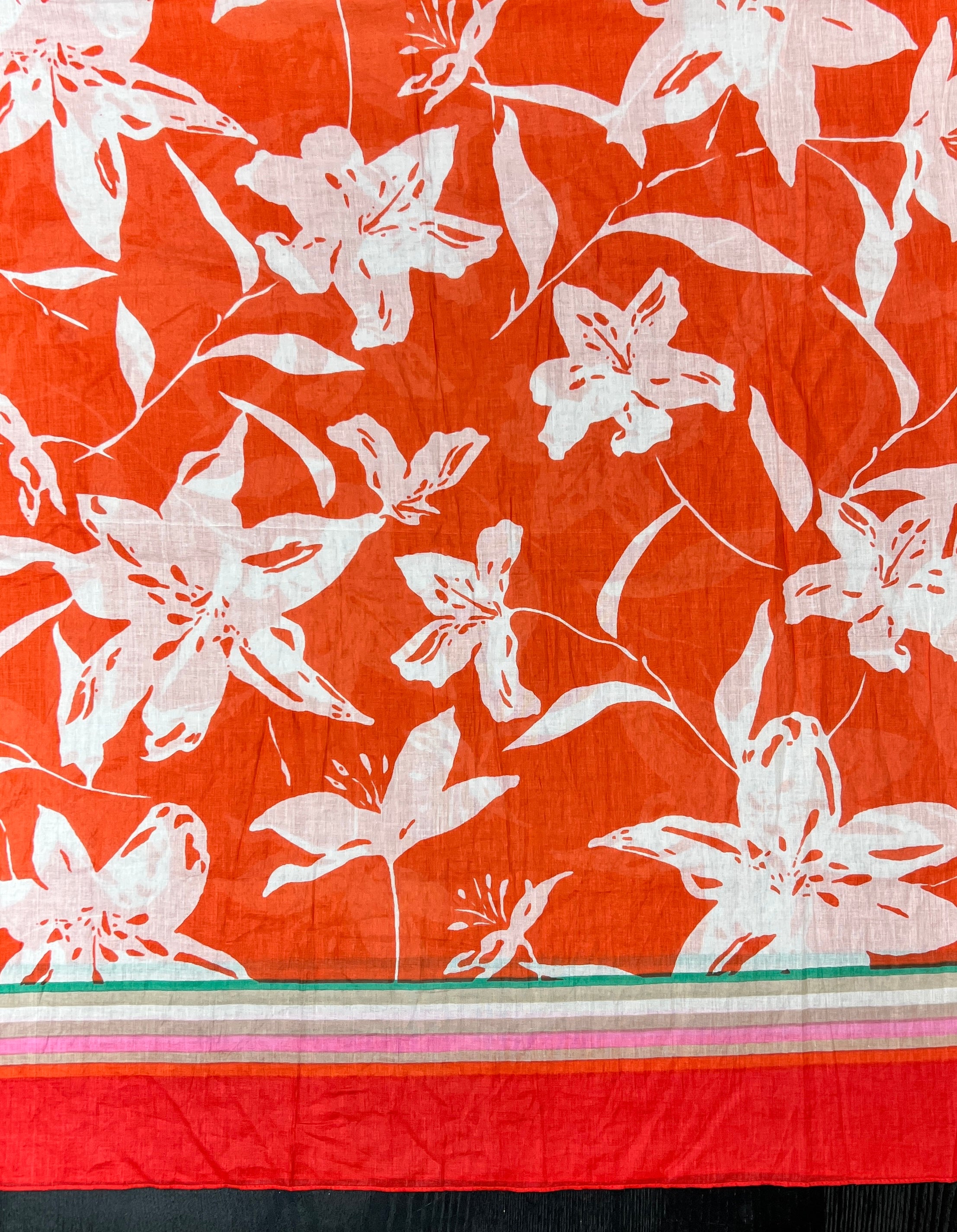 Orange Lilies Scarf