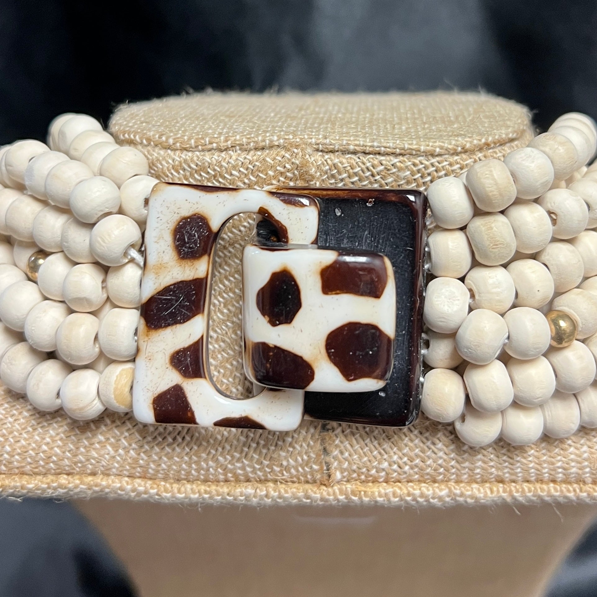 Natural Bead Boho Necklace