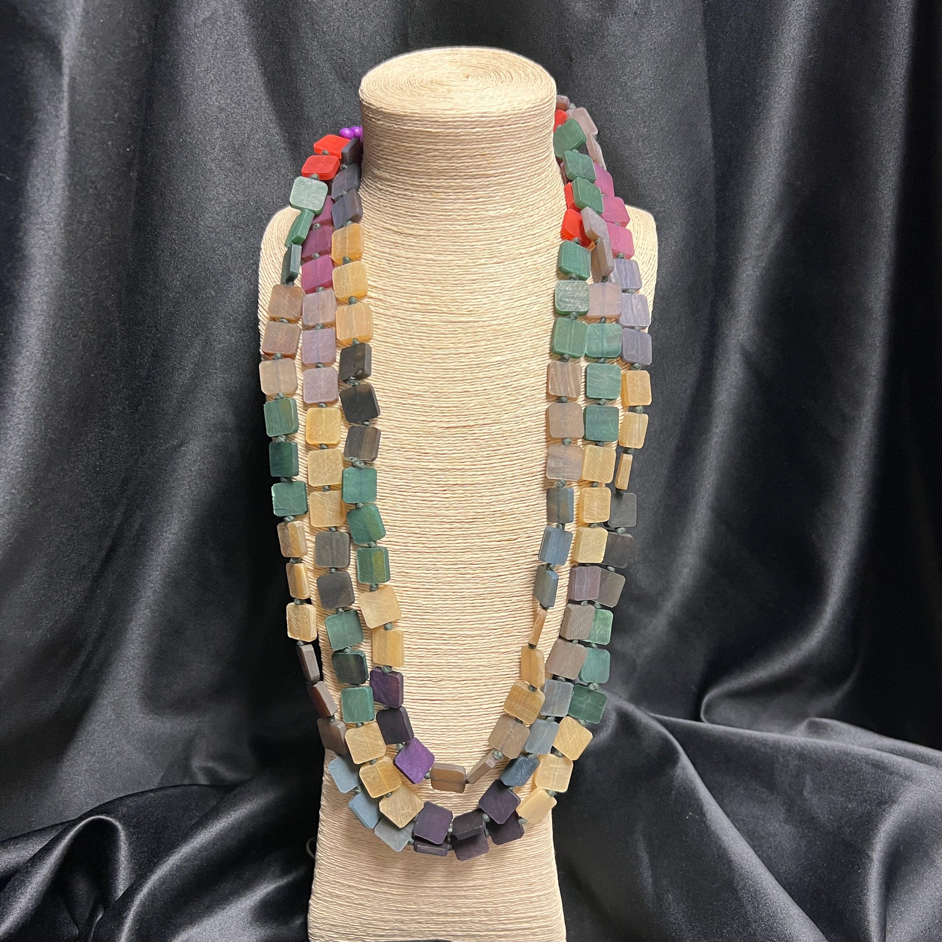 Blue & Purple Boho Necklace