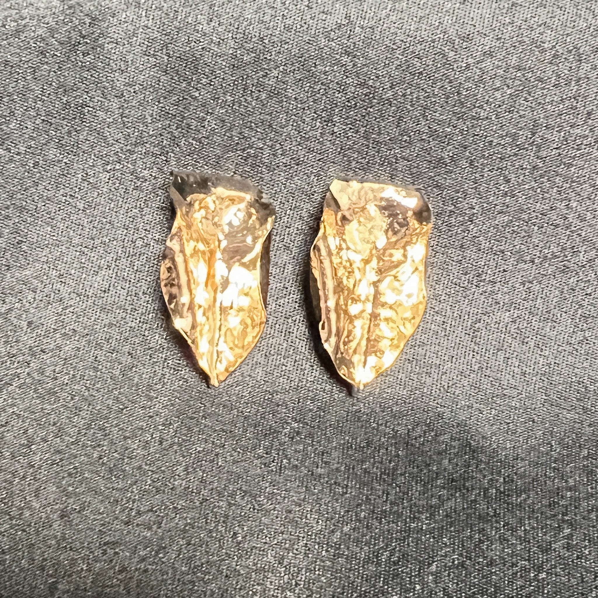 3D Leaf Earrings