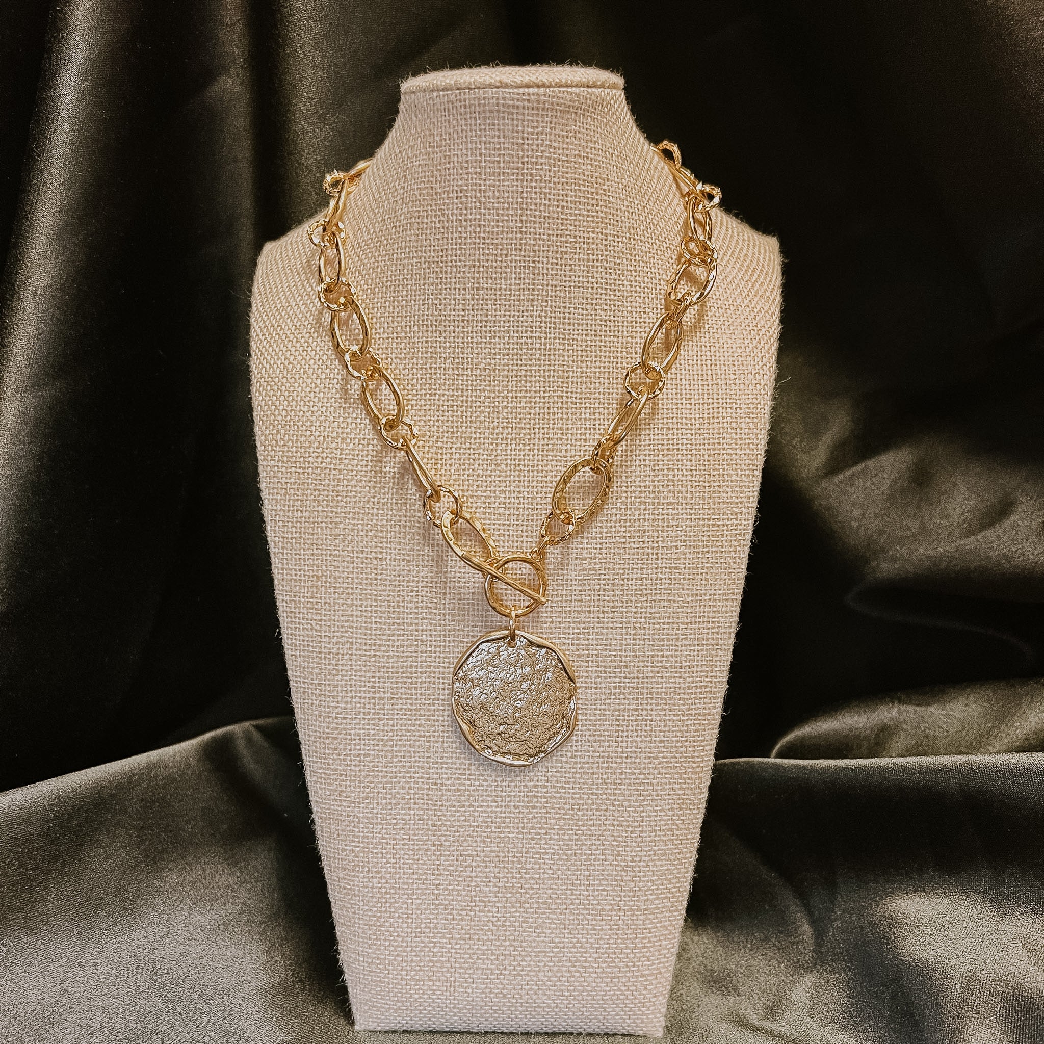 Chunky Medallion Necklace