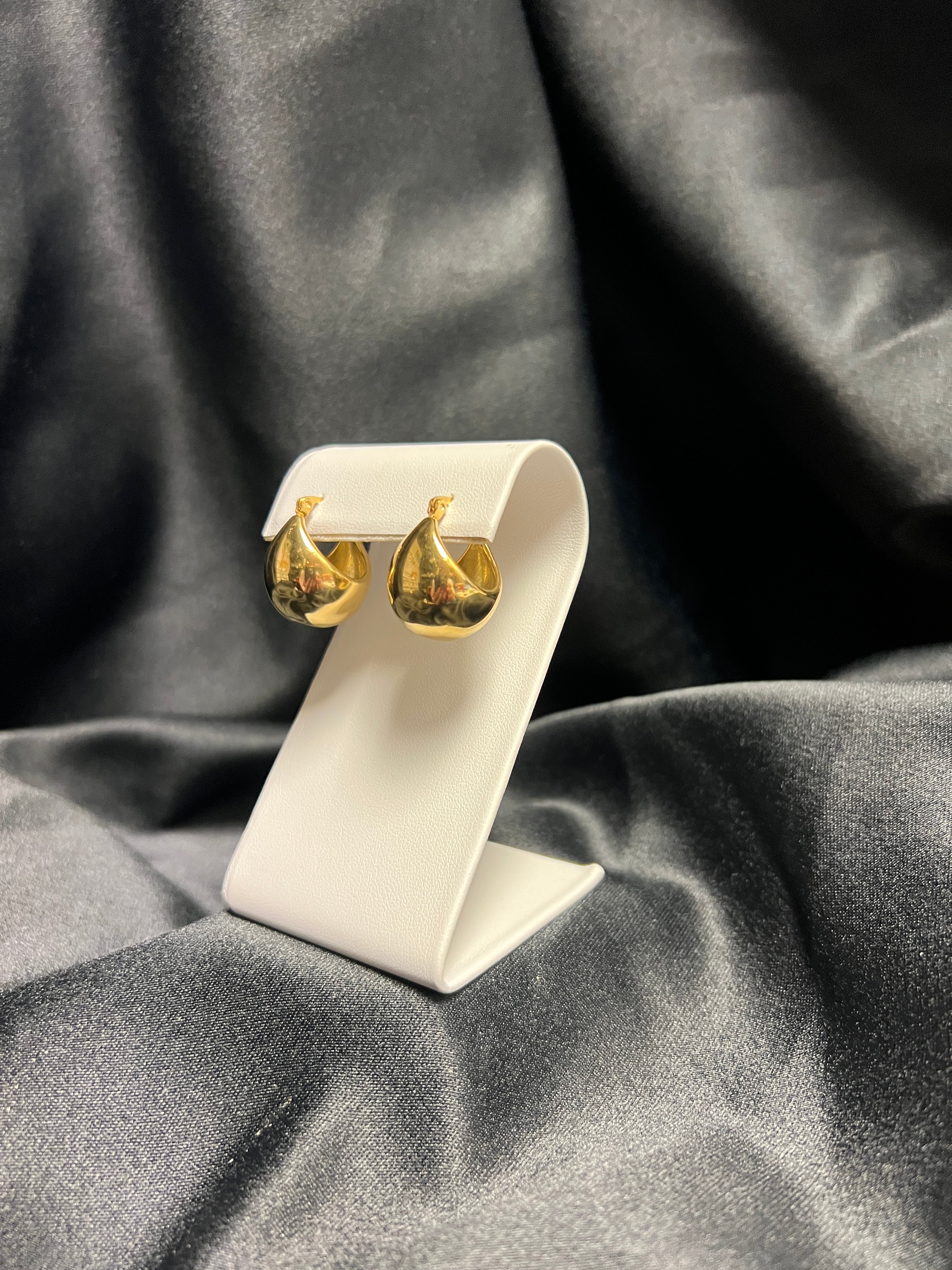 Gold Huggie Earrings