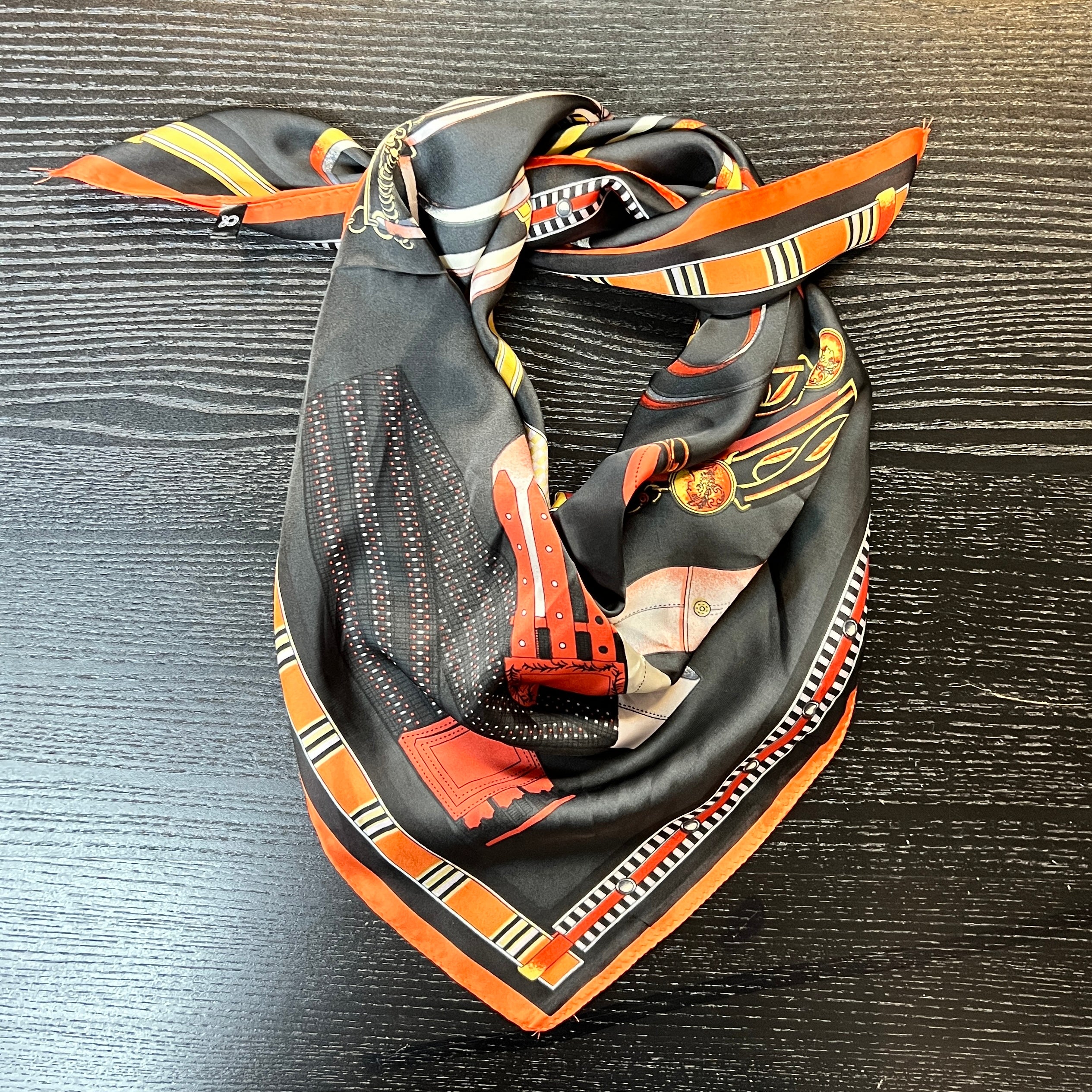 Equestrian Buckle Scarf