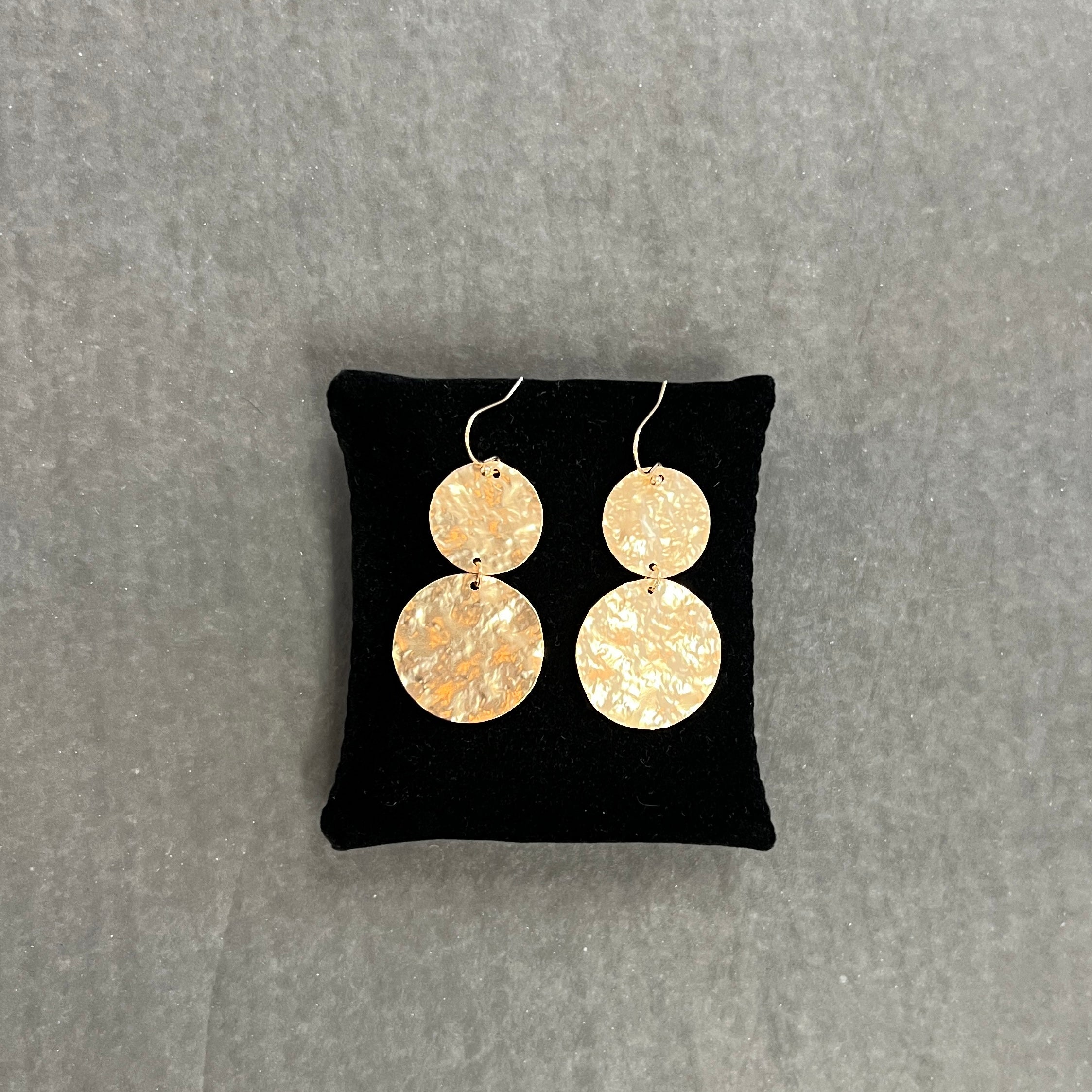 Matte Gold Coin Earrings