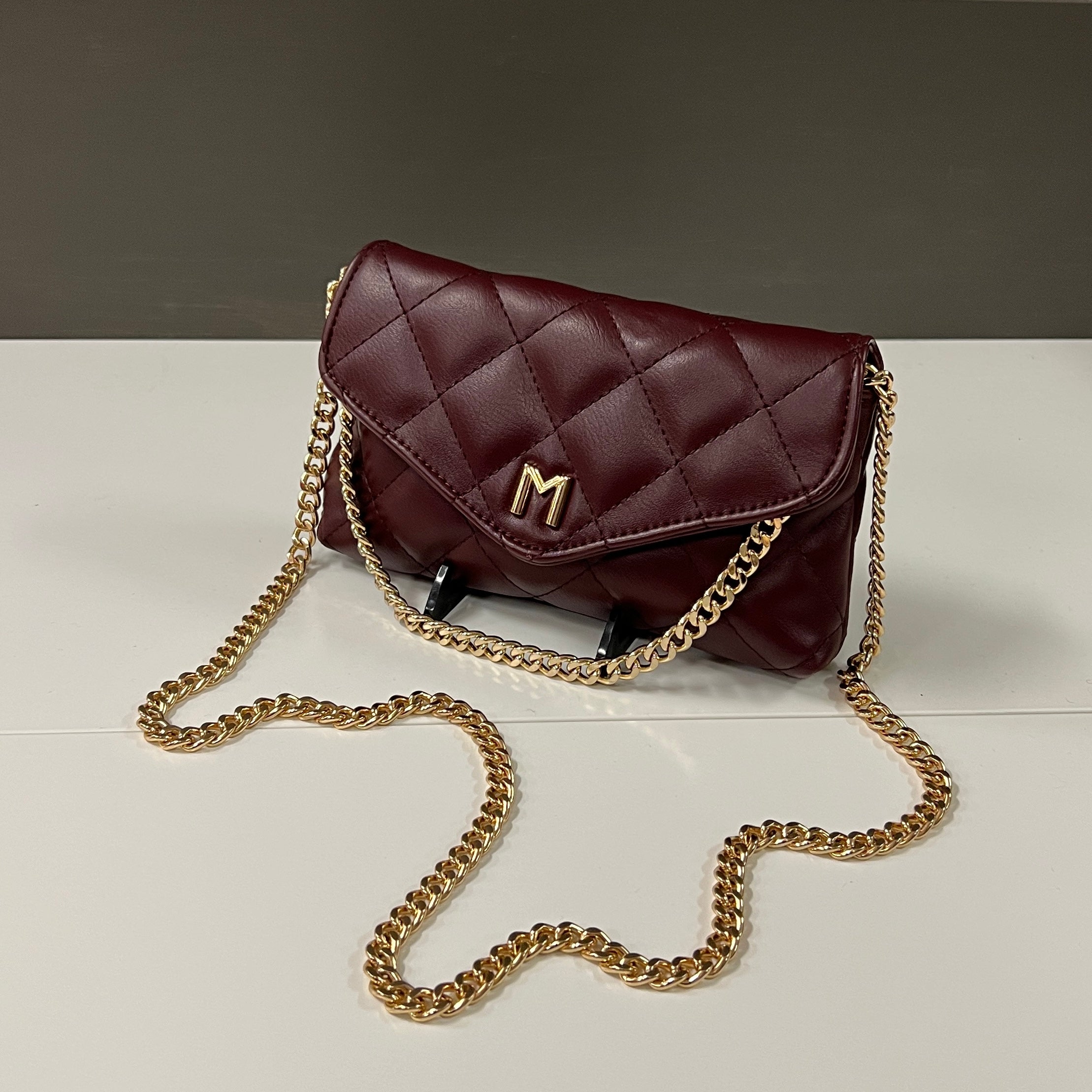 Melie Bianco Burgundy Crossbody