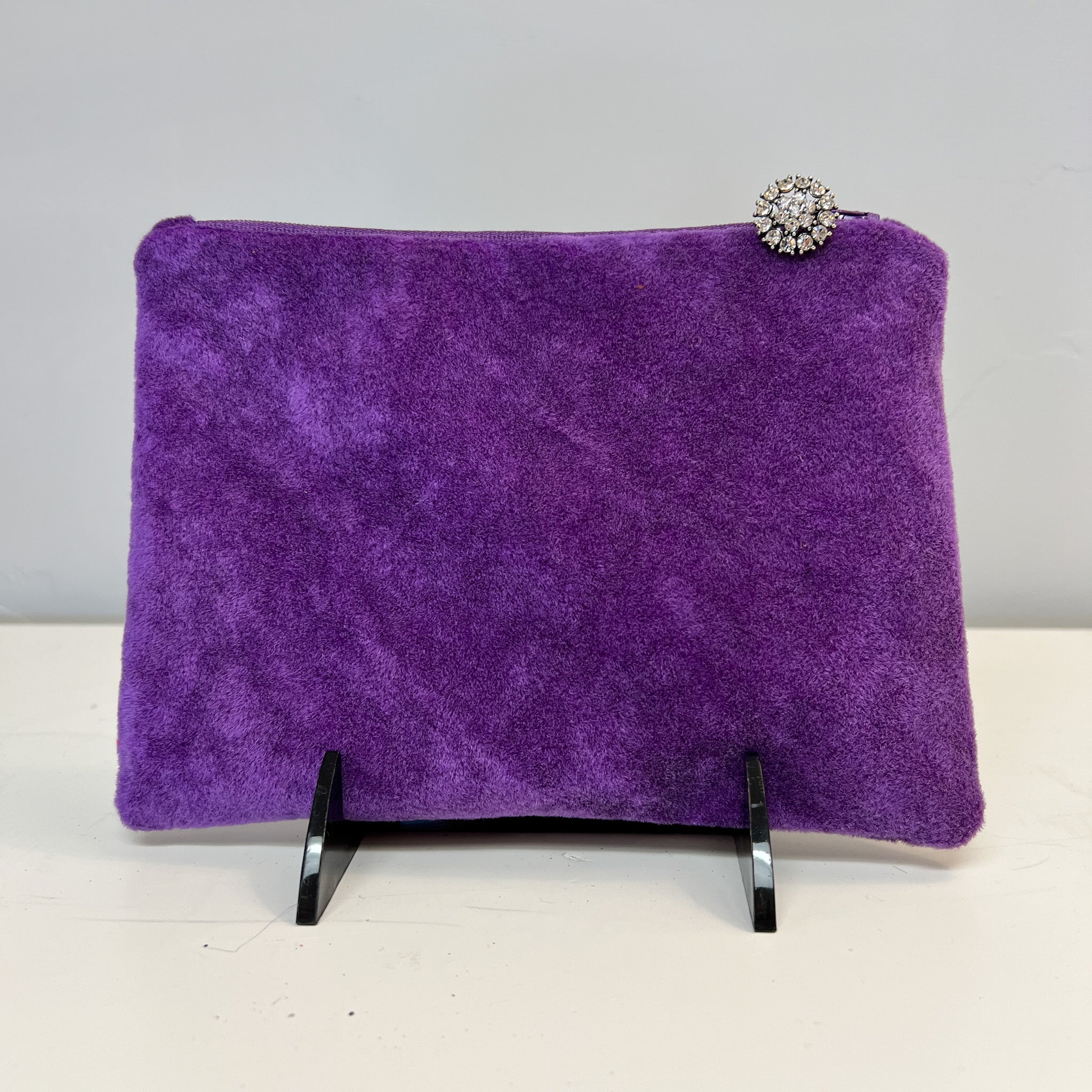 Velvet Zipper Pouch