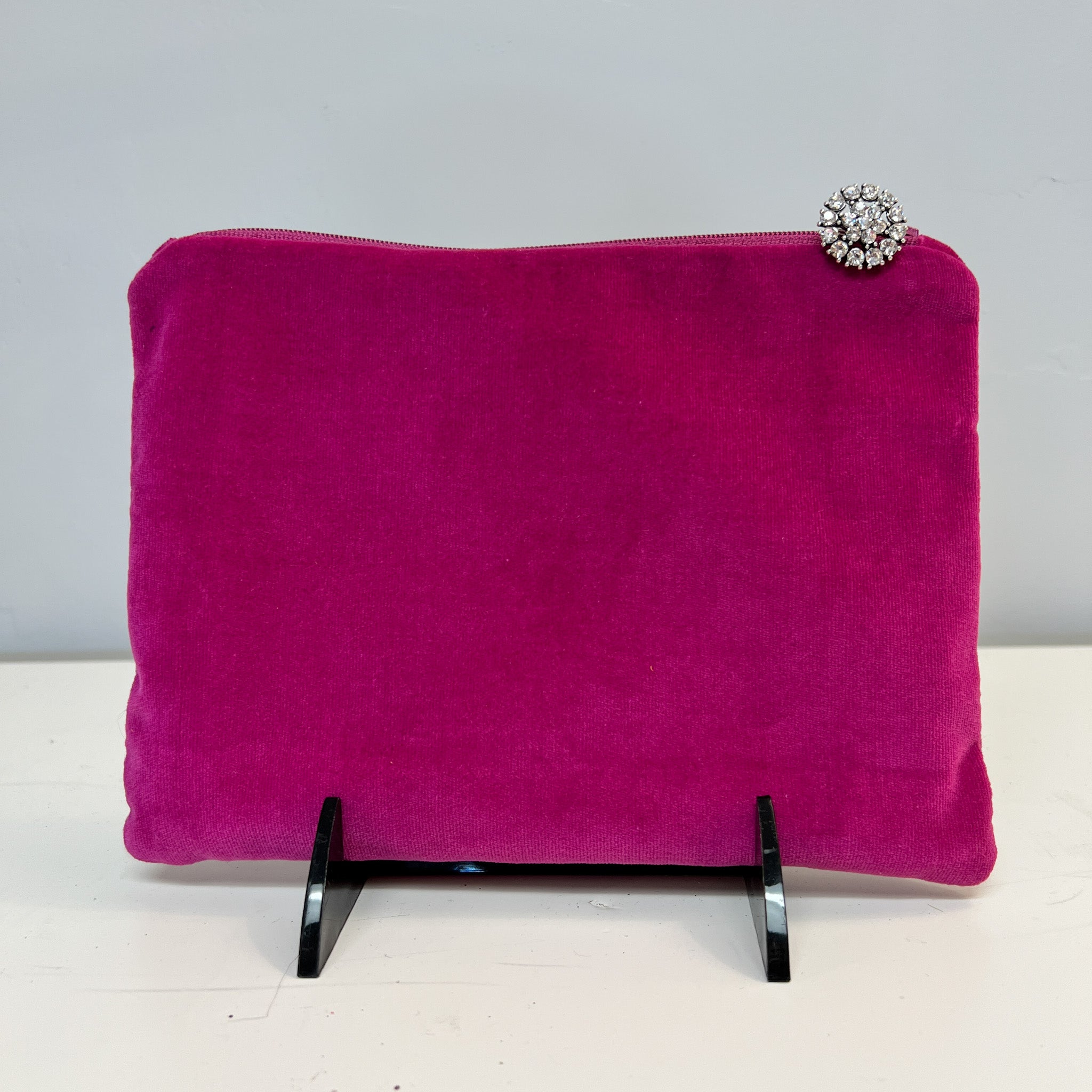 Velvet Zipper Pouch