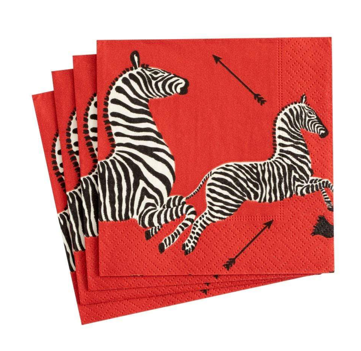 Zebras Cocktail Napkin