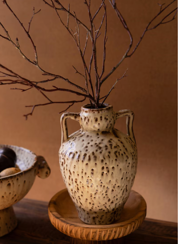 Ceramic Urn w/ Handles