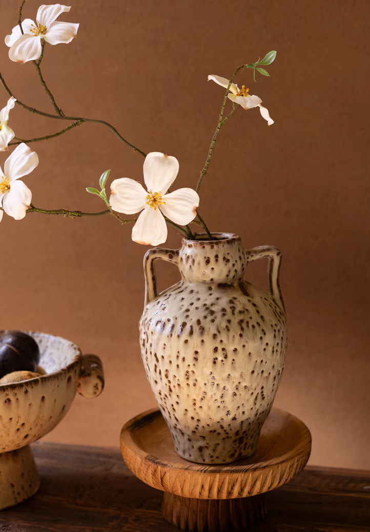 Ceramic Urn w/ Handles