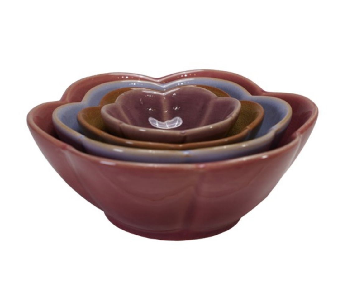 Flower Shaped Prep Bowls