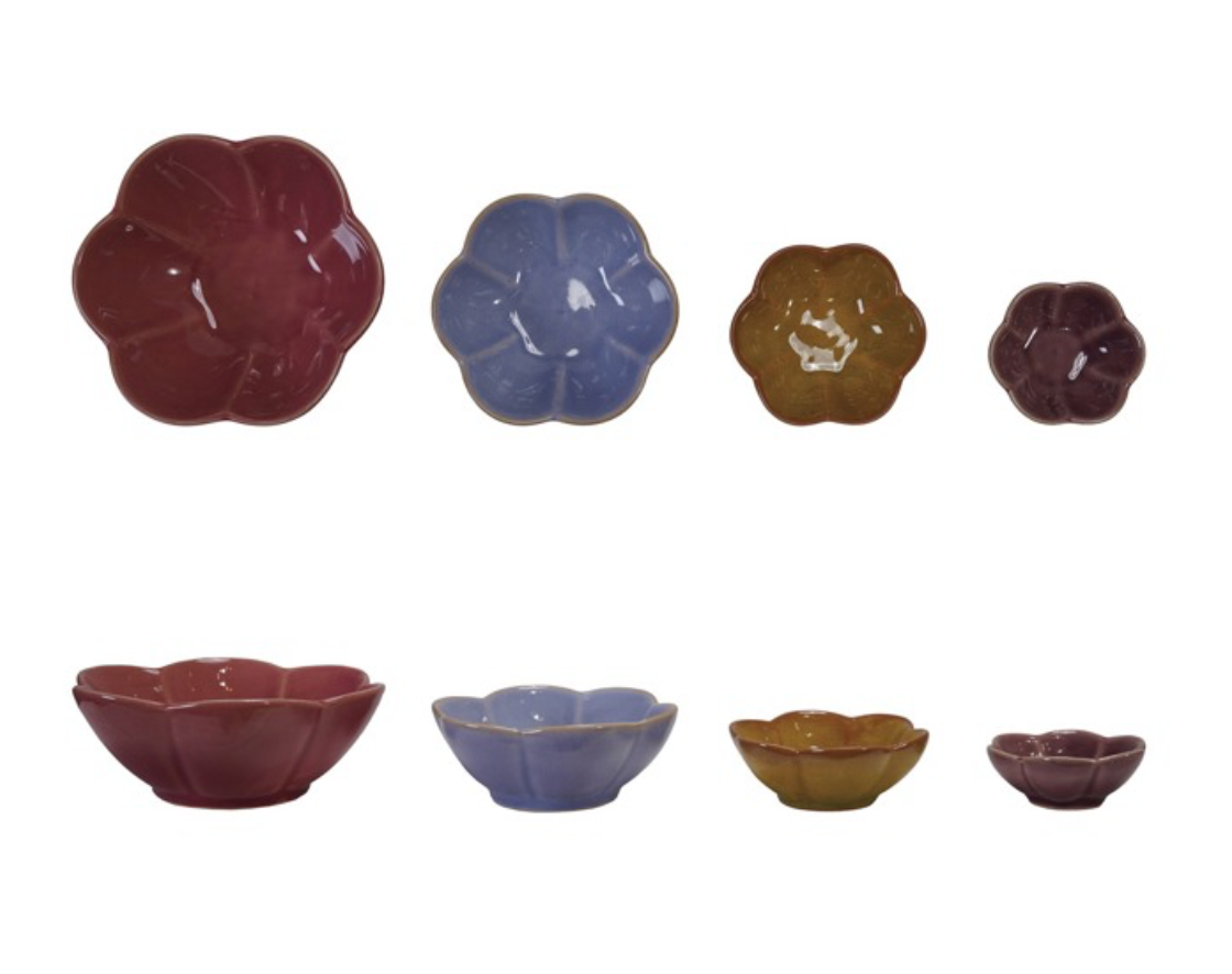Flower Shaped Prep Bowls