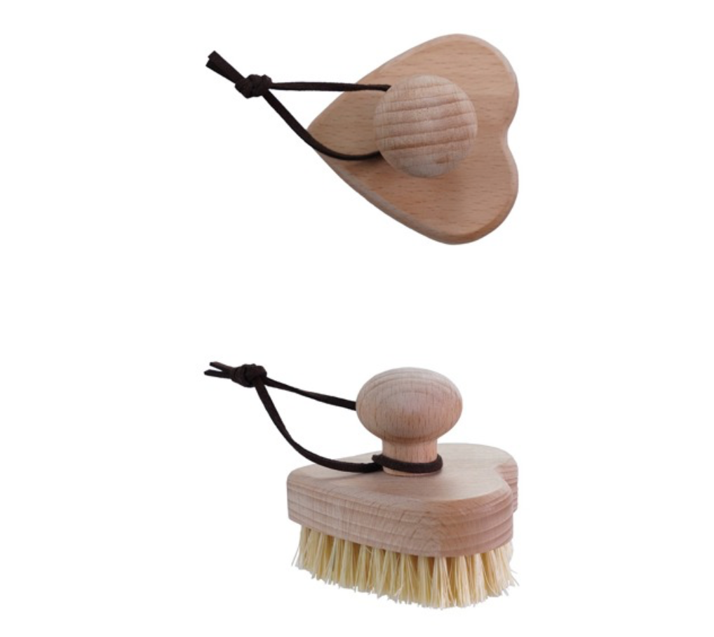 Heart Bath Scrub Brush