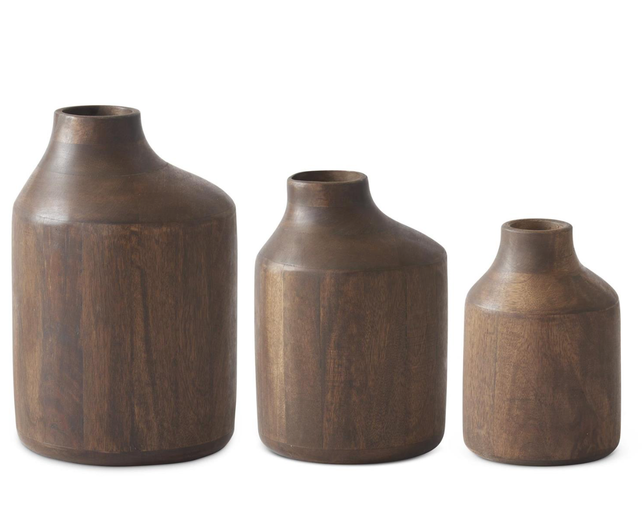 Mango Wood Vases