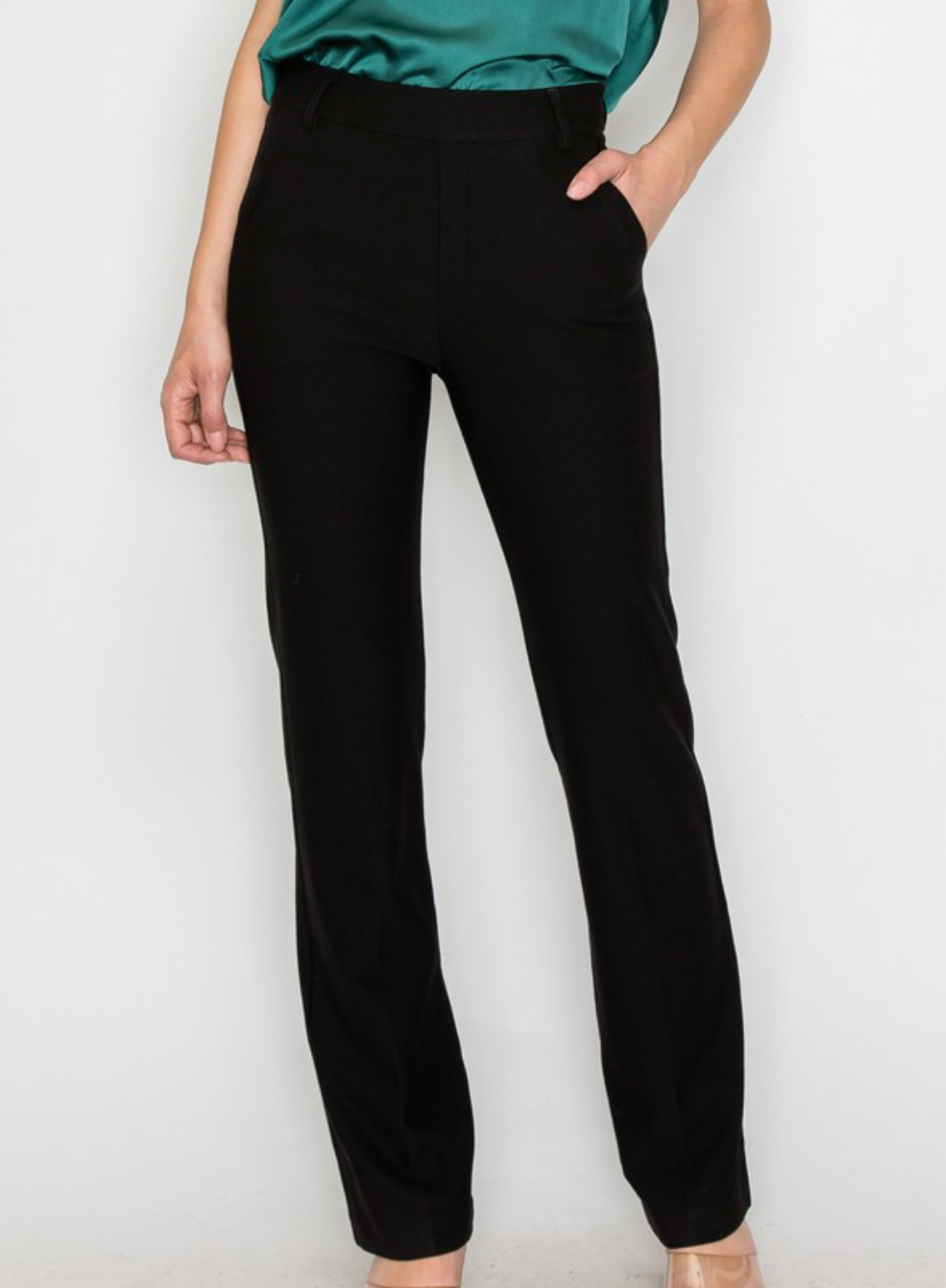 Straight Leg Ponte Pants