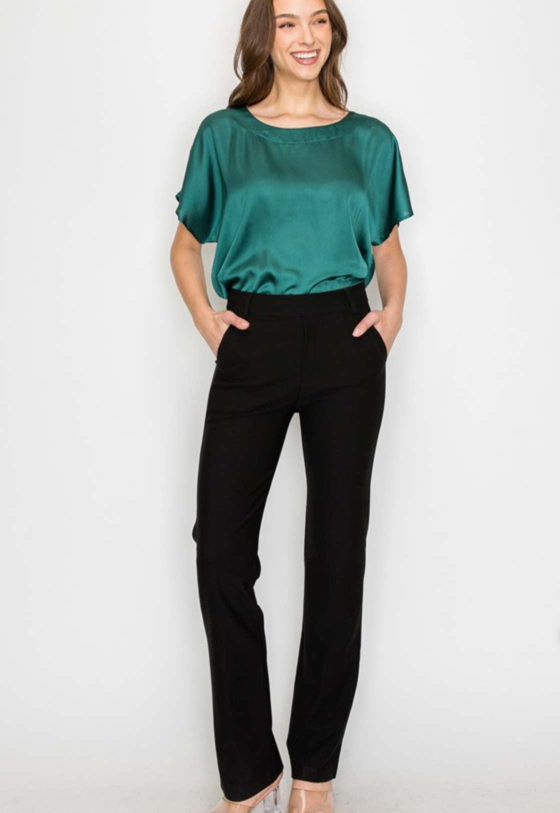 Straight Leg Ponte Pants