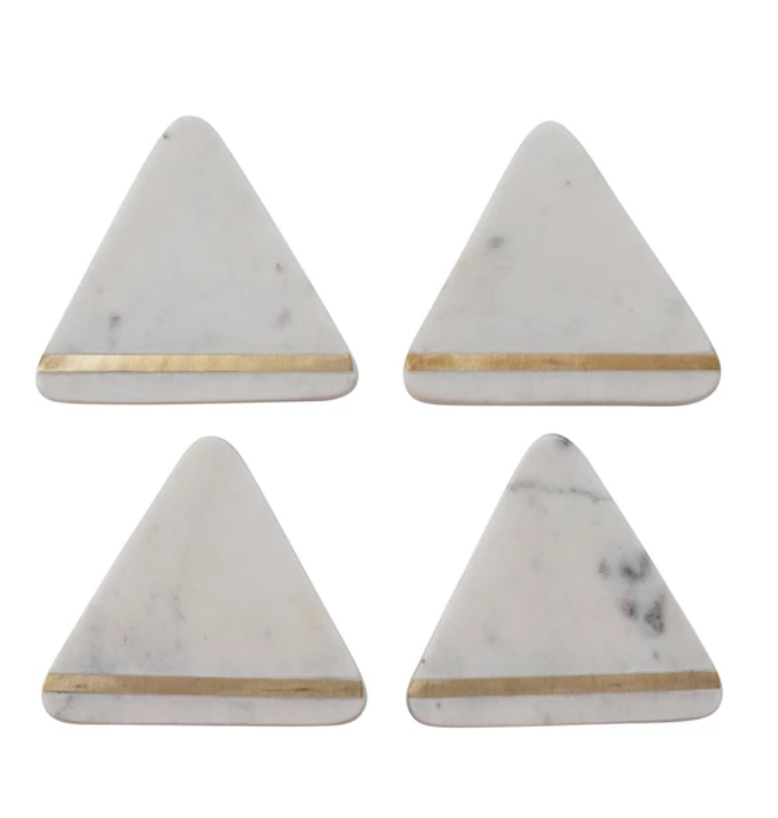 Marble & Metal Inlay Coasters