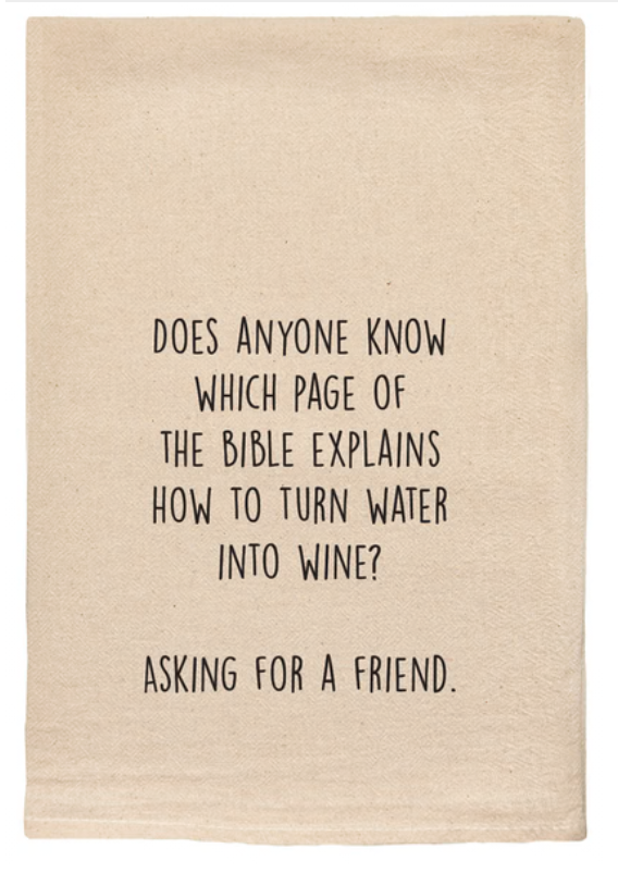 Does Anyone Know Tea Towel