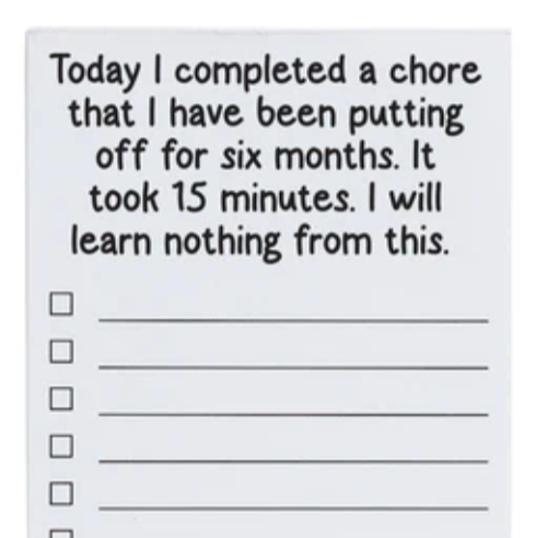 Today I Completed Note Pad