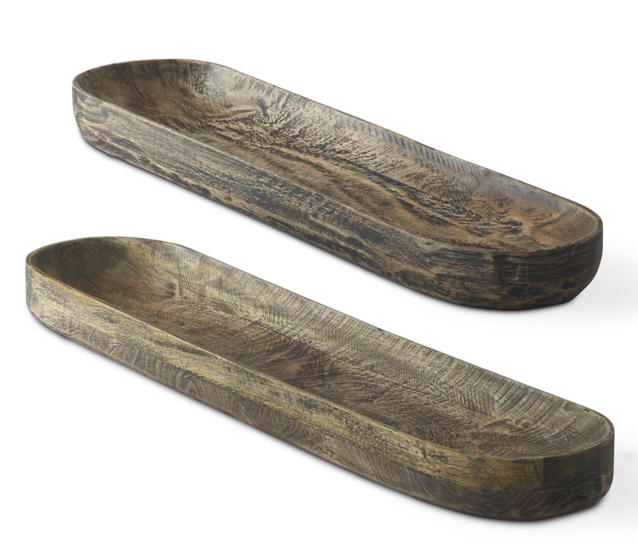 Oblong Mango Wood Trays