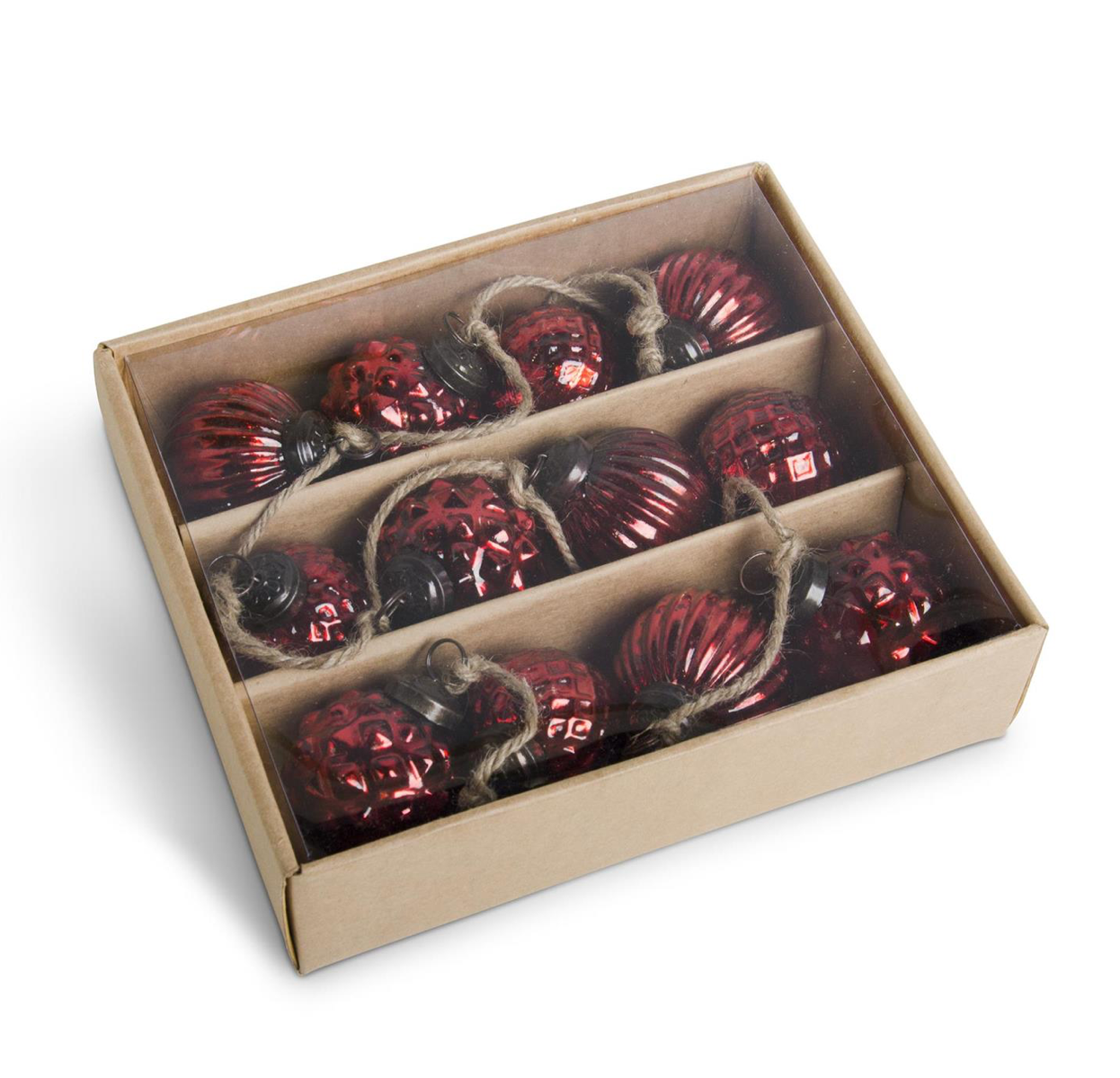 Mercury Glass Round Ornaments