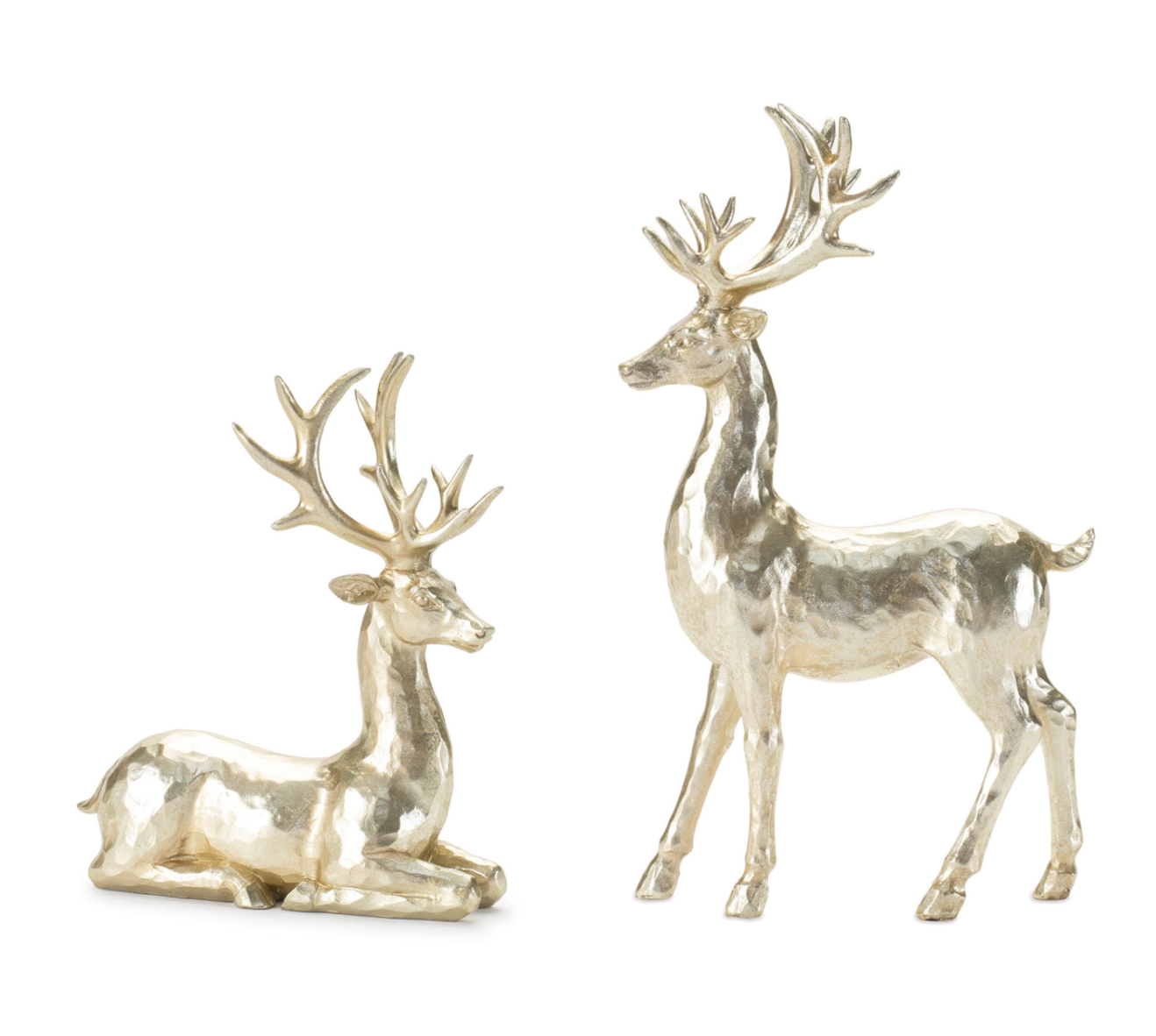 Pair of Gold Deer