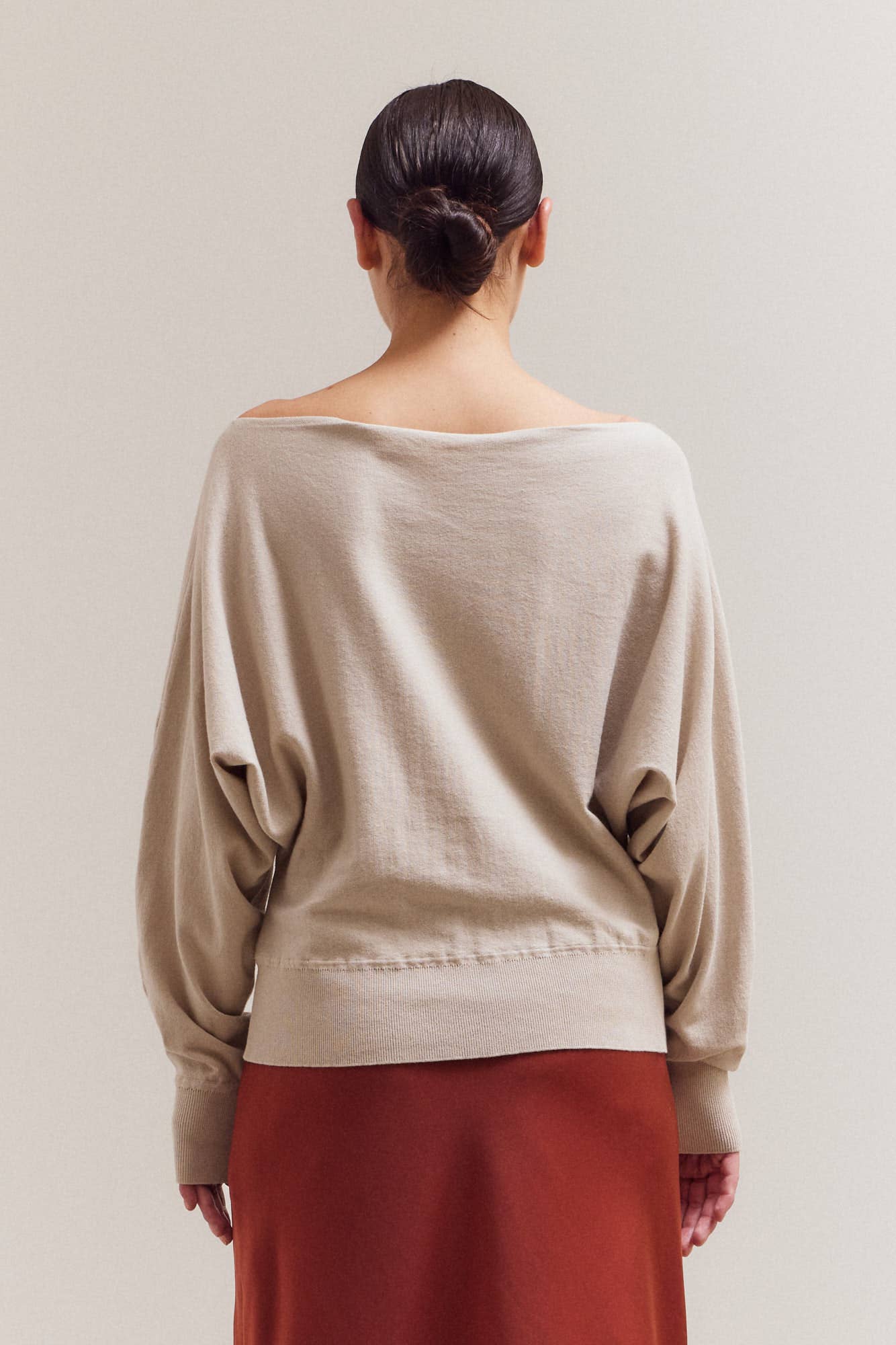Batwing Knit Top