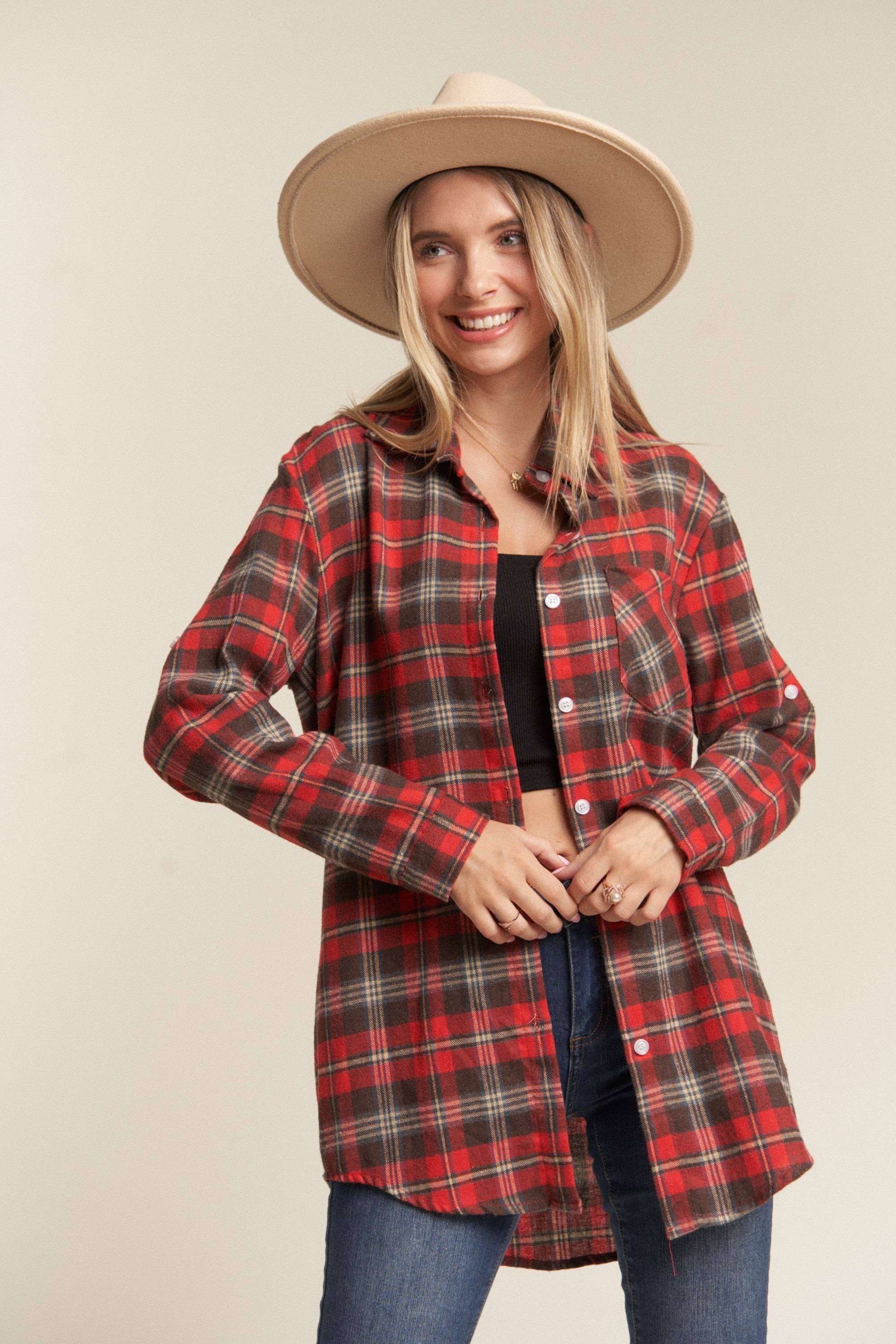 Red Plaid Flannel