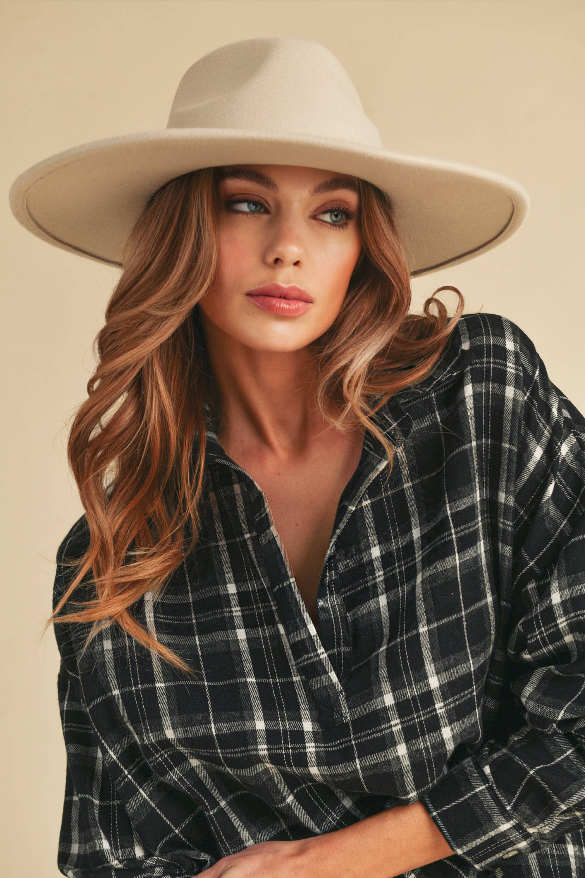 Plaid Pull Over Shirt