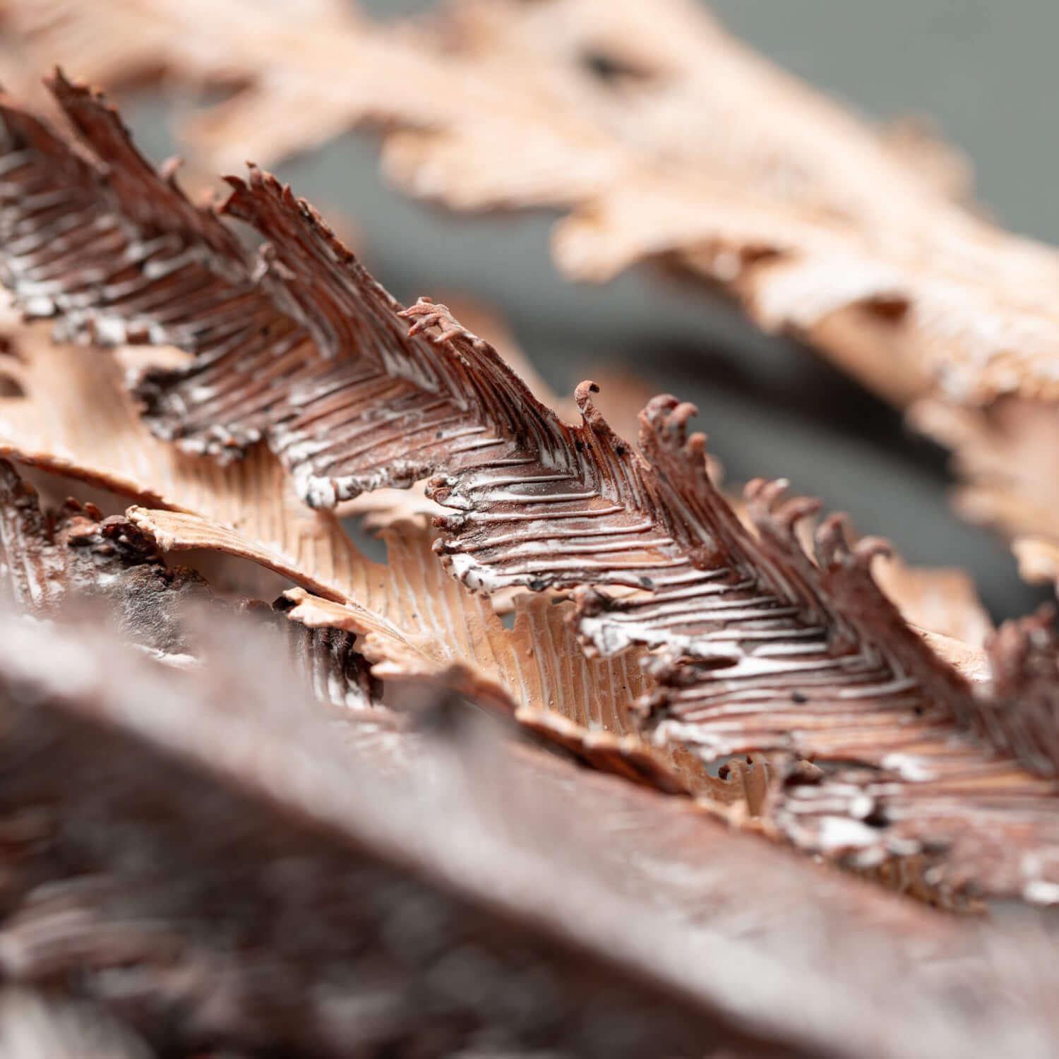 Faux Dried Table Fern Bush