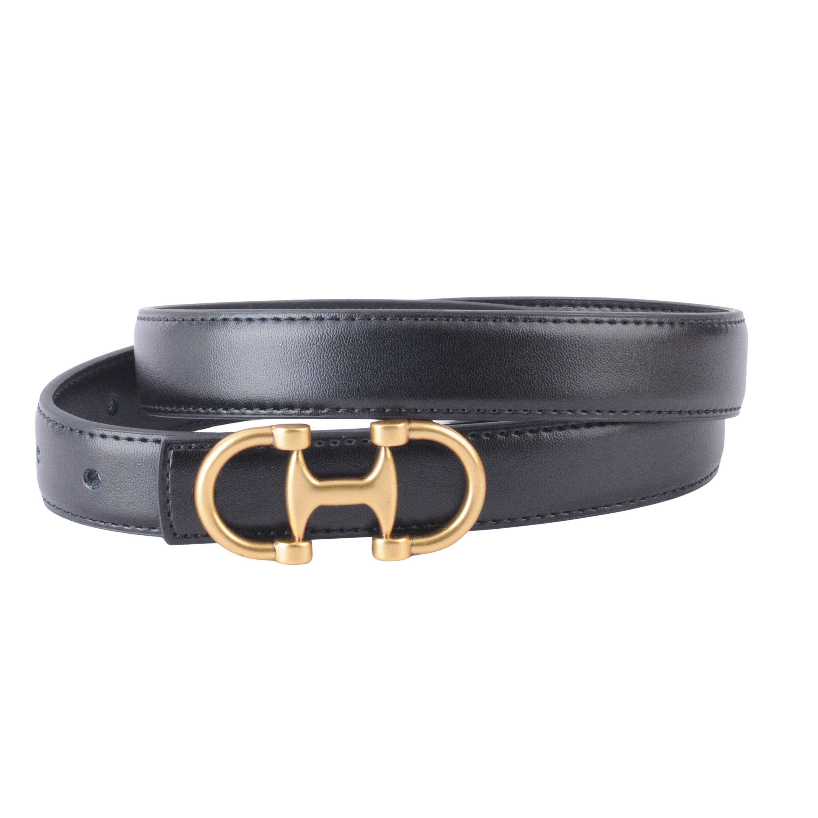 Belt with Horsebit Buckle