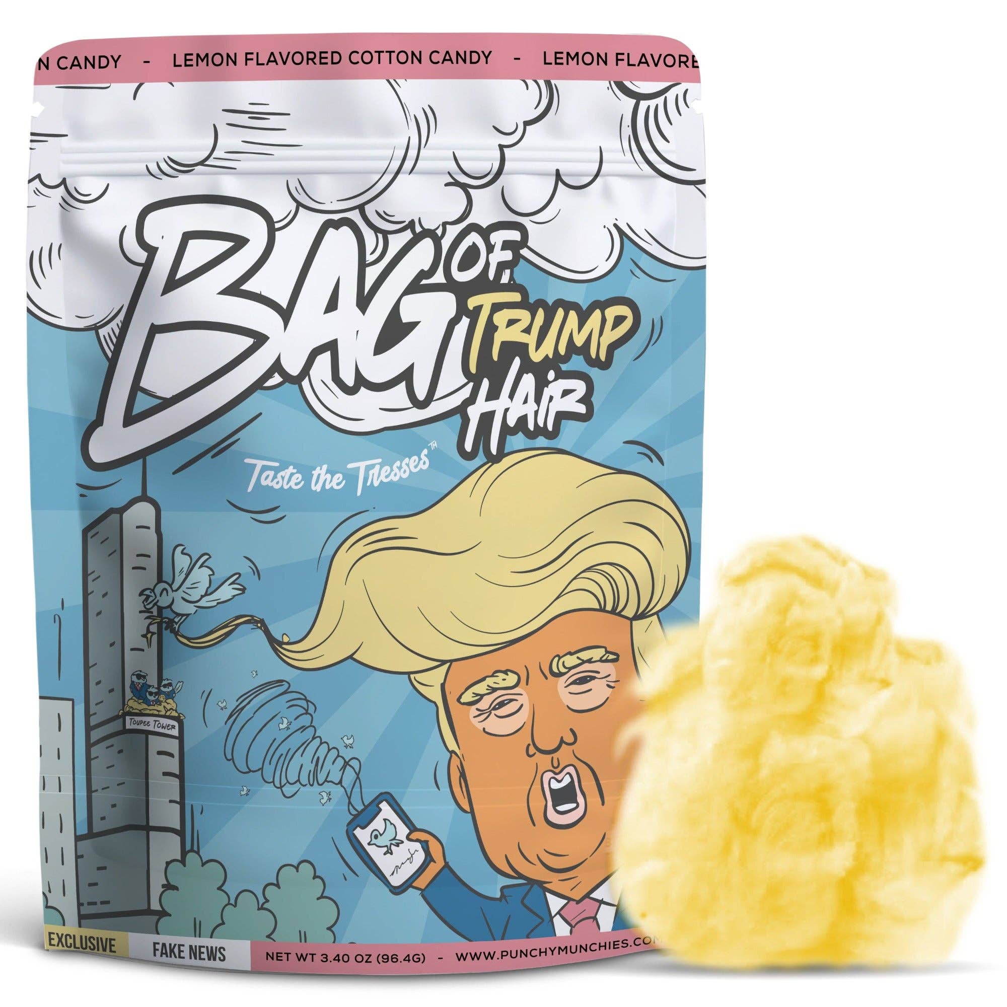 Bag of Trump Hair – Lemon-Flavored Cotton Candy