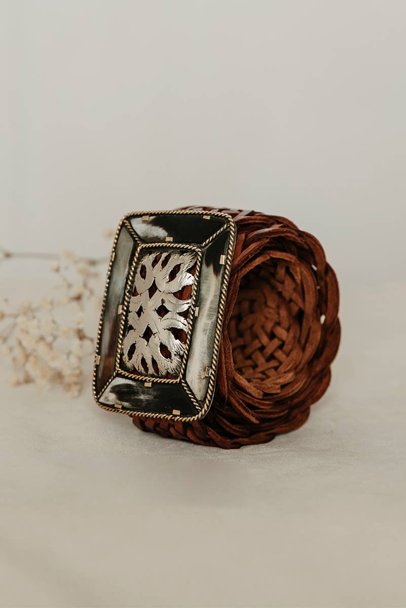 Empire Brown Leather Belt