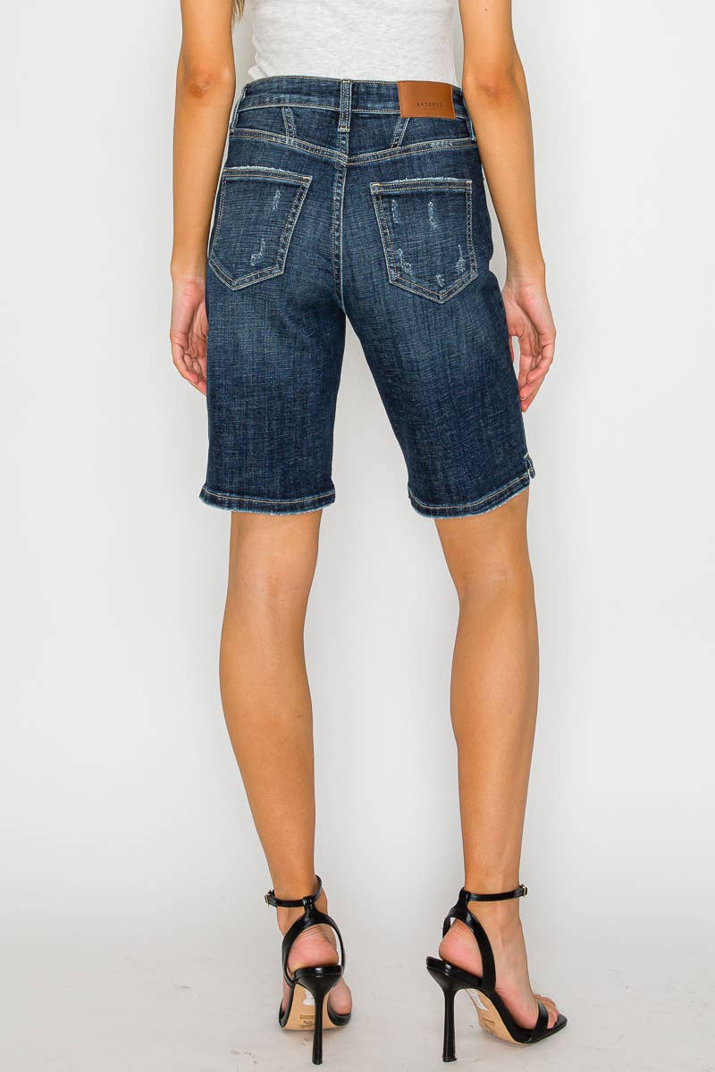 Denim Bermuda Shorts