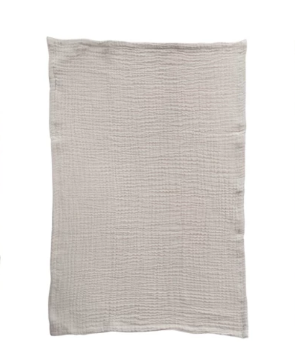 Double Cloth Tea Towel - Cement