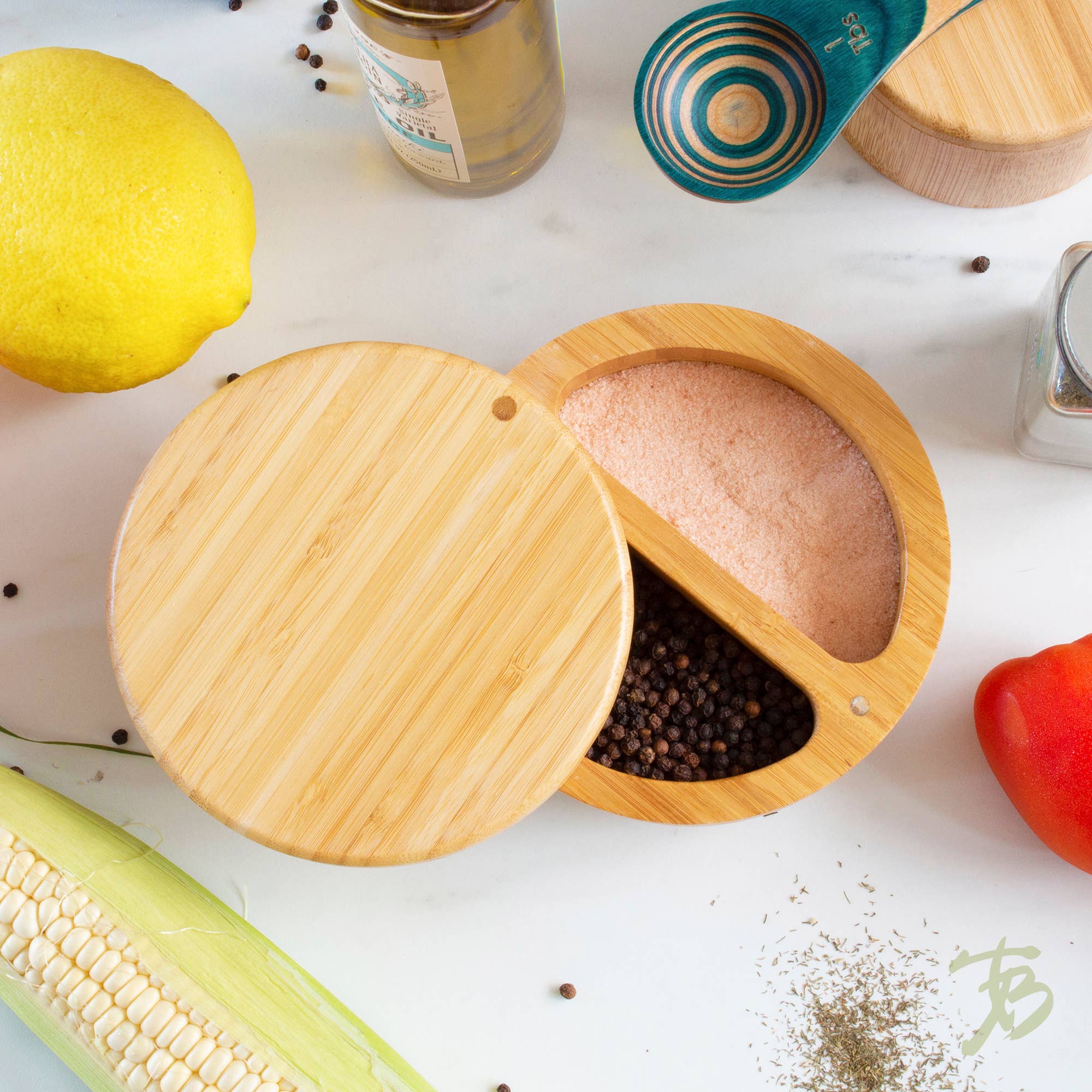 Salt Keeper Duet Salt Cellar Storage Box