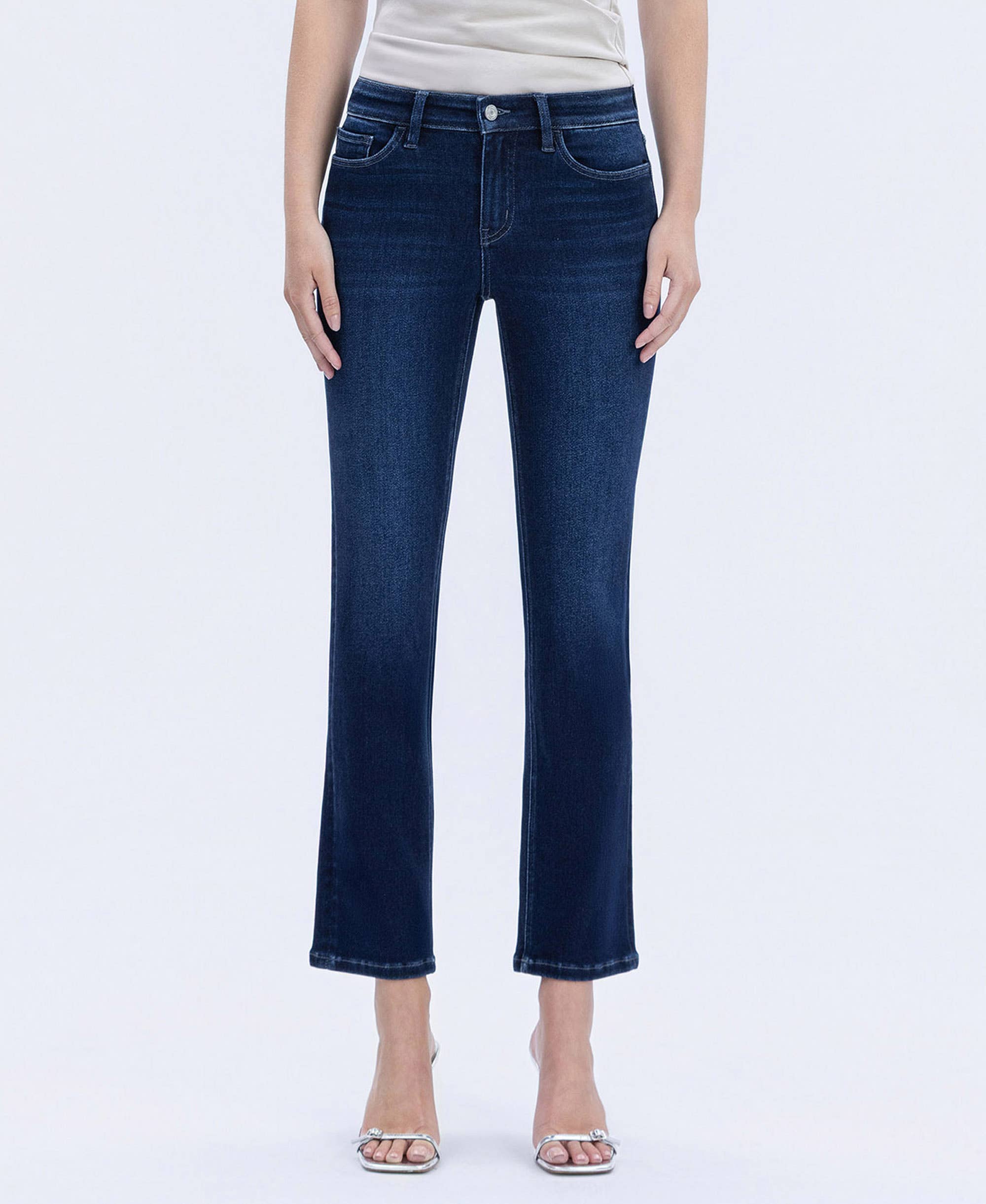 Midrise Ankle Slim Straight
