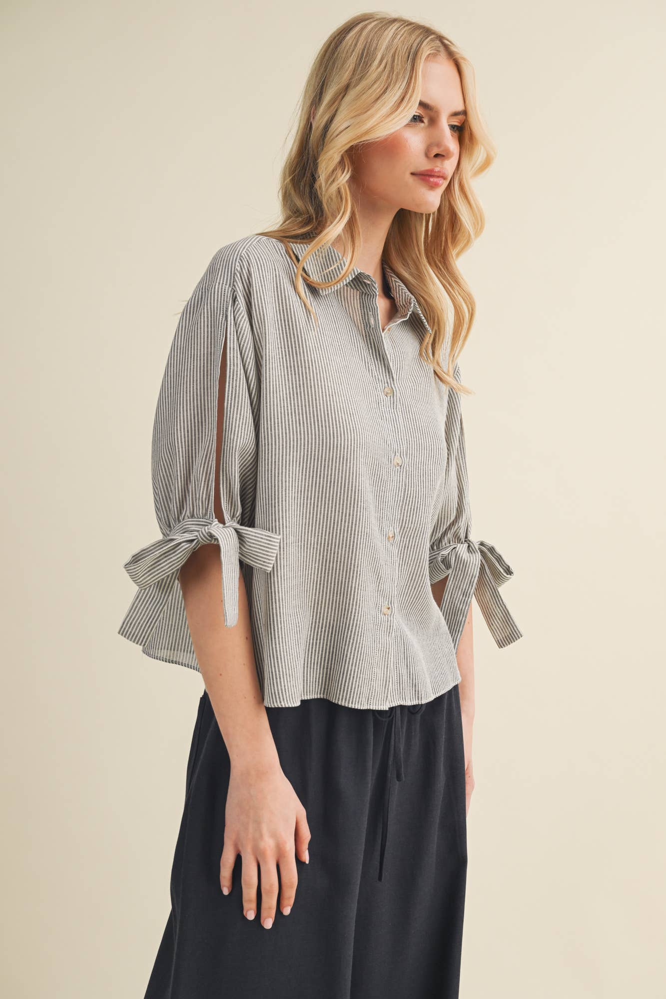 Tie-Sleeve Top