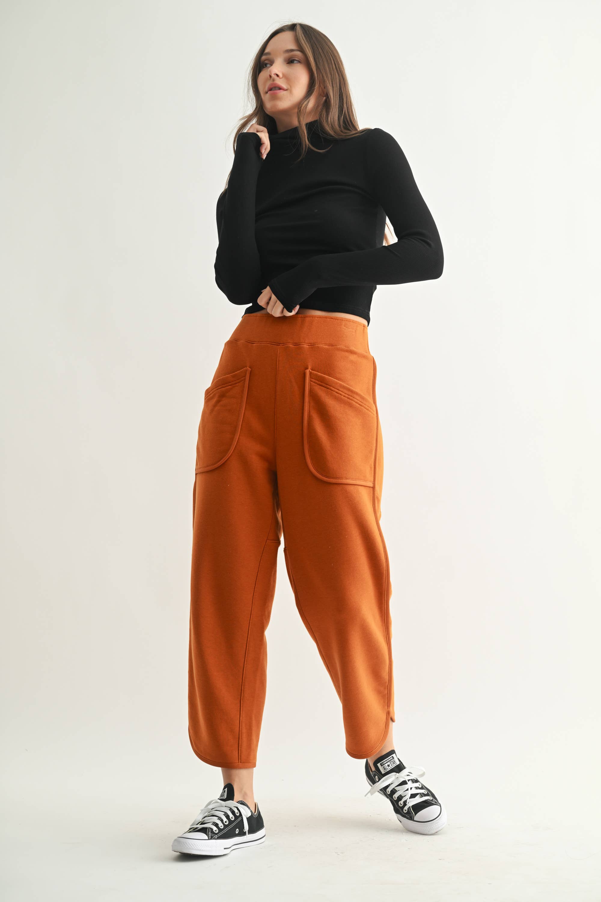 Micro Ribbed Turtleneck