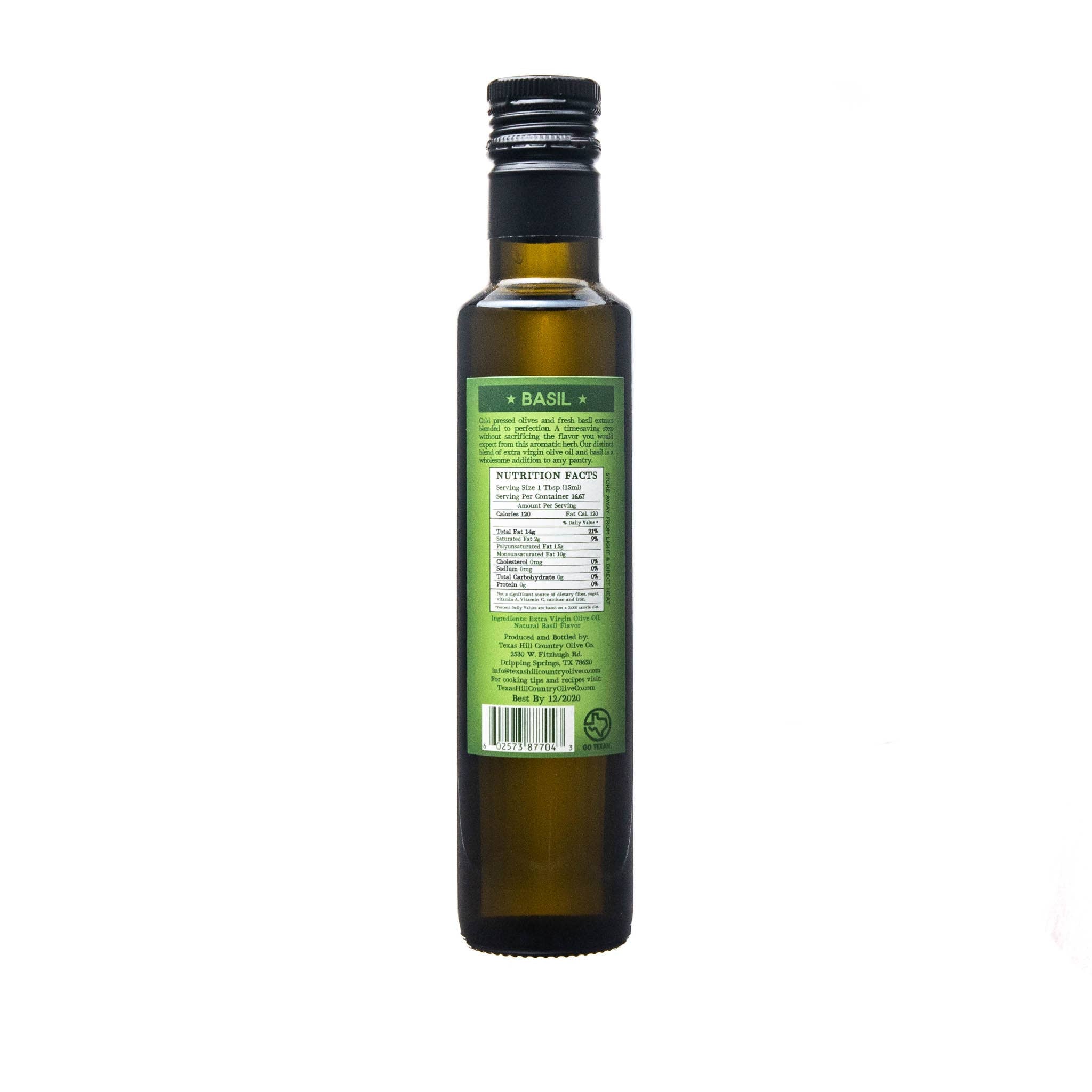 Basil Infused Olive Oil - 250ml