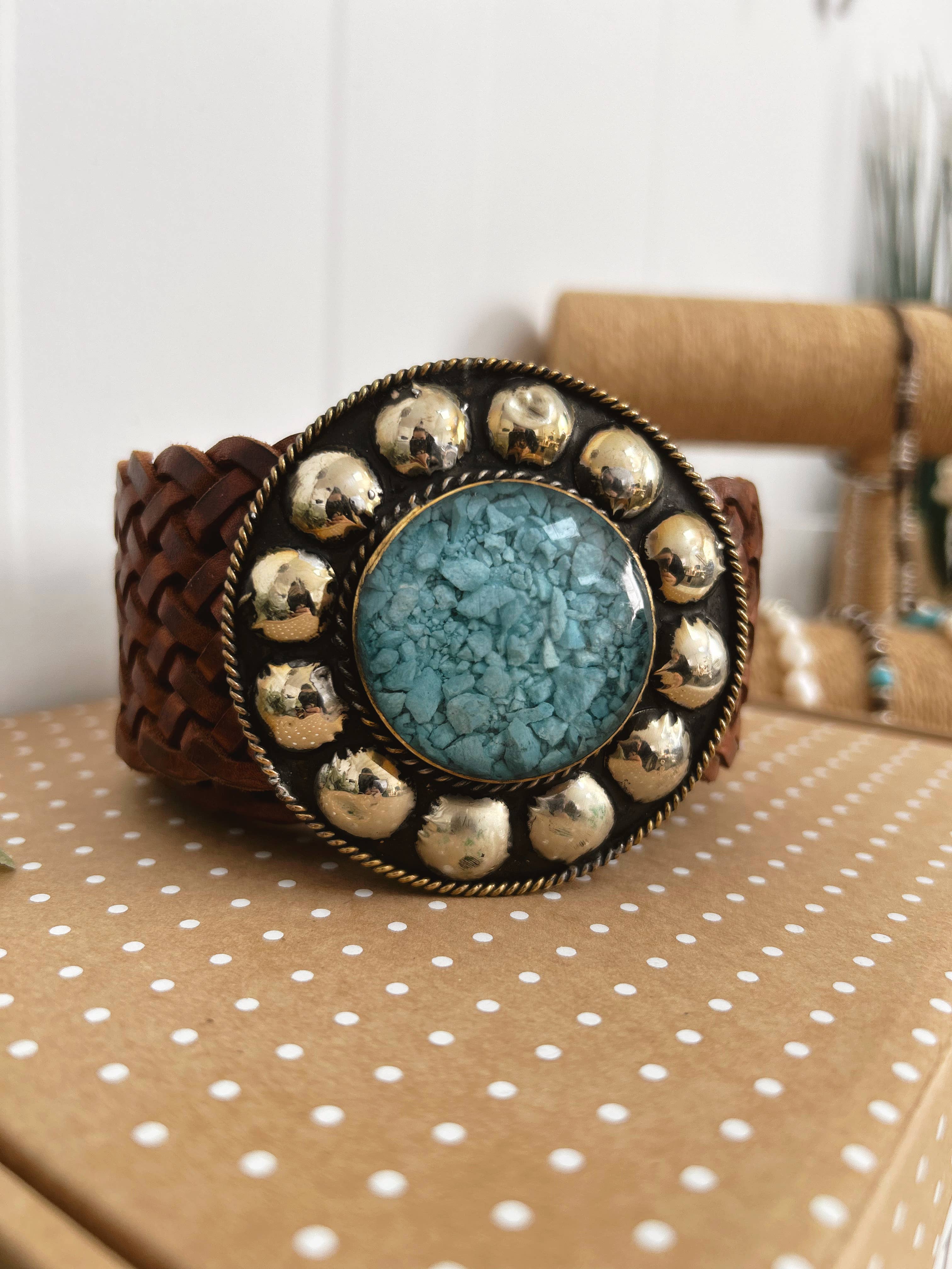 Saturn Wide Brown Belt