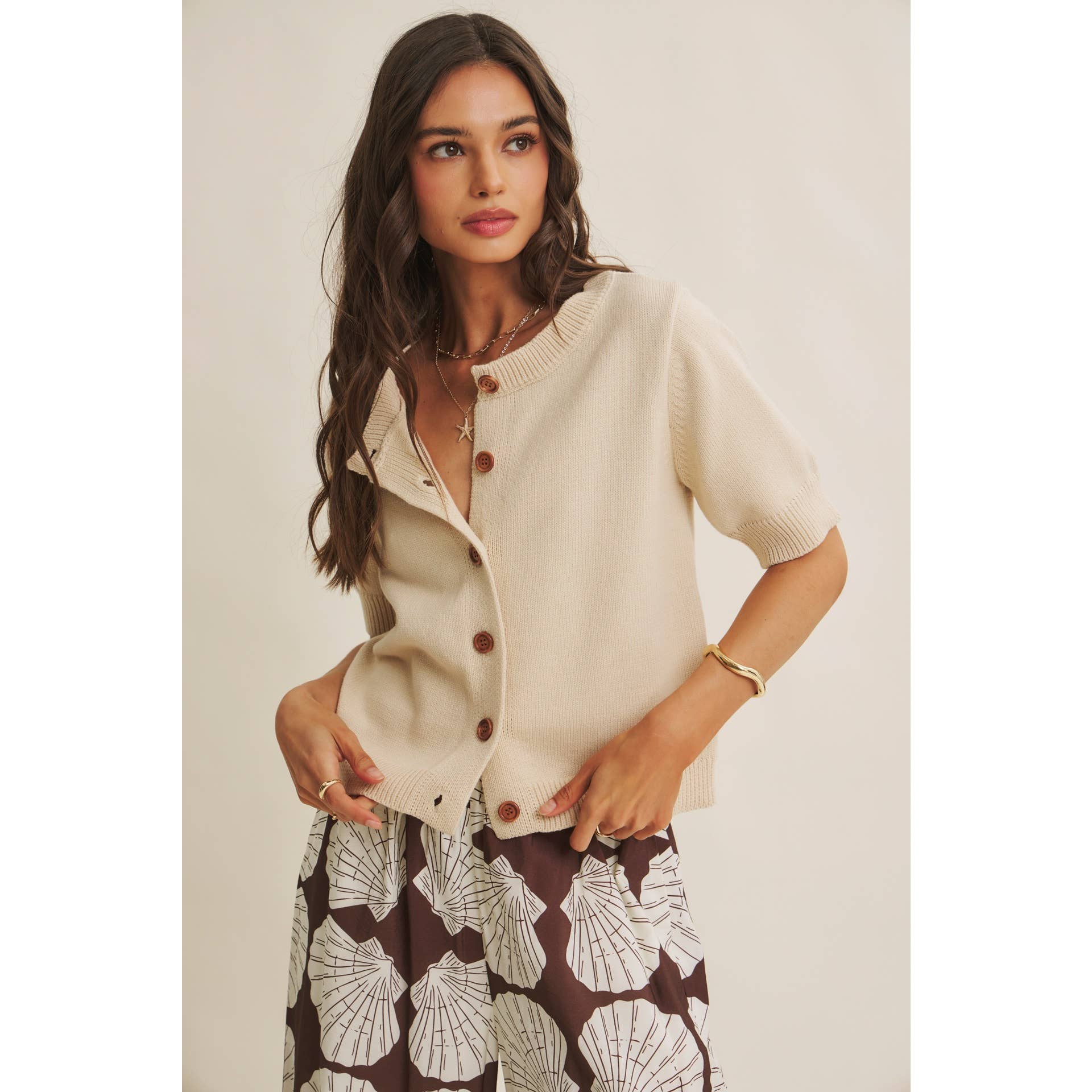 Short Sleeve Cardigan