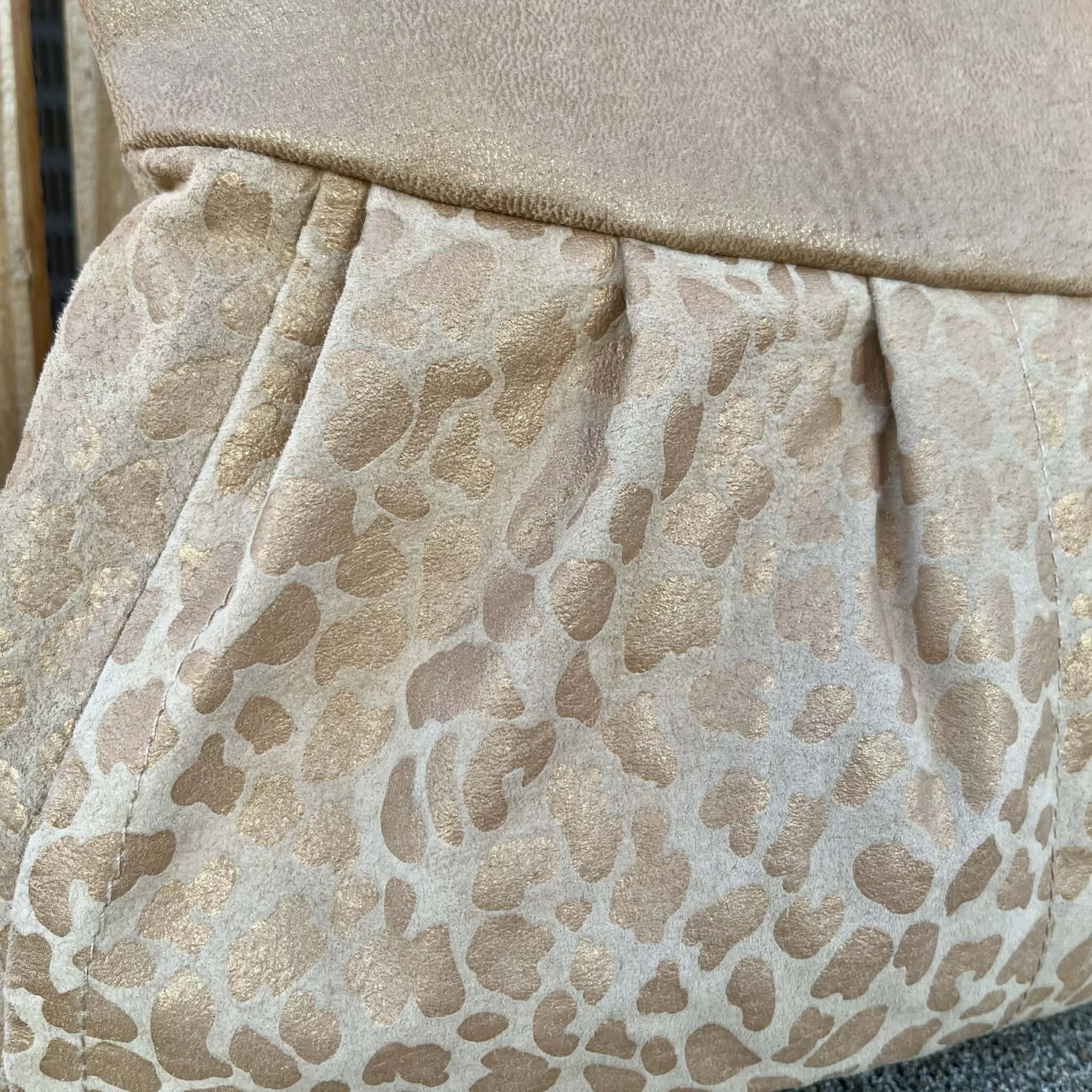 Estelle - Metallic Leopard Suede