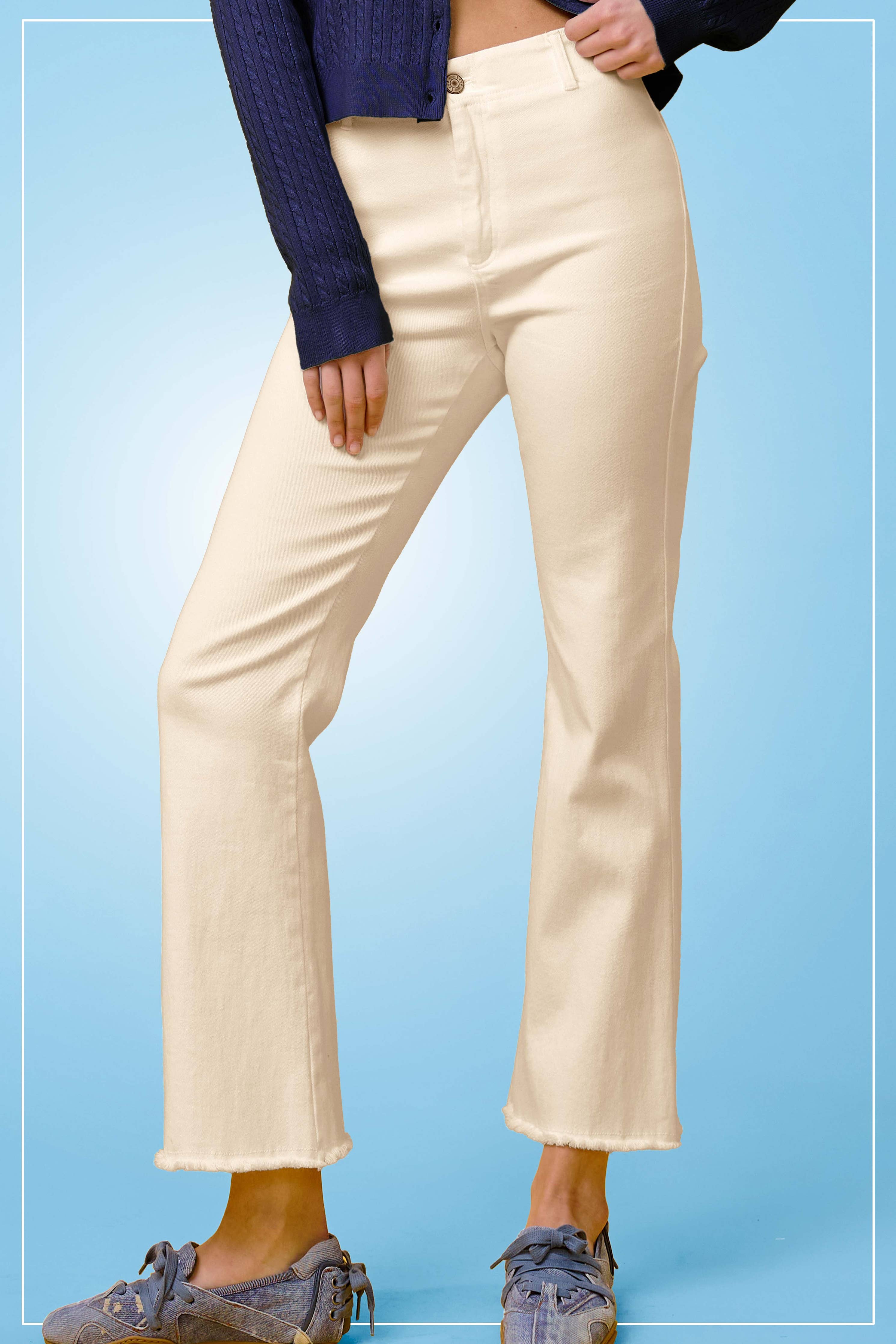 Soft Washed High Waisted Flare Pants