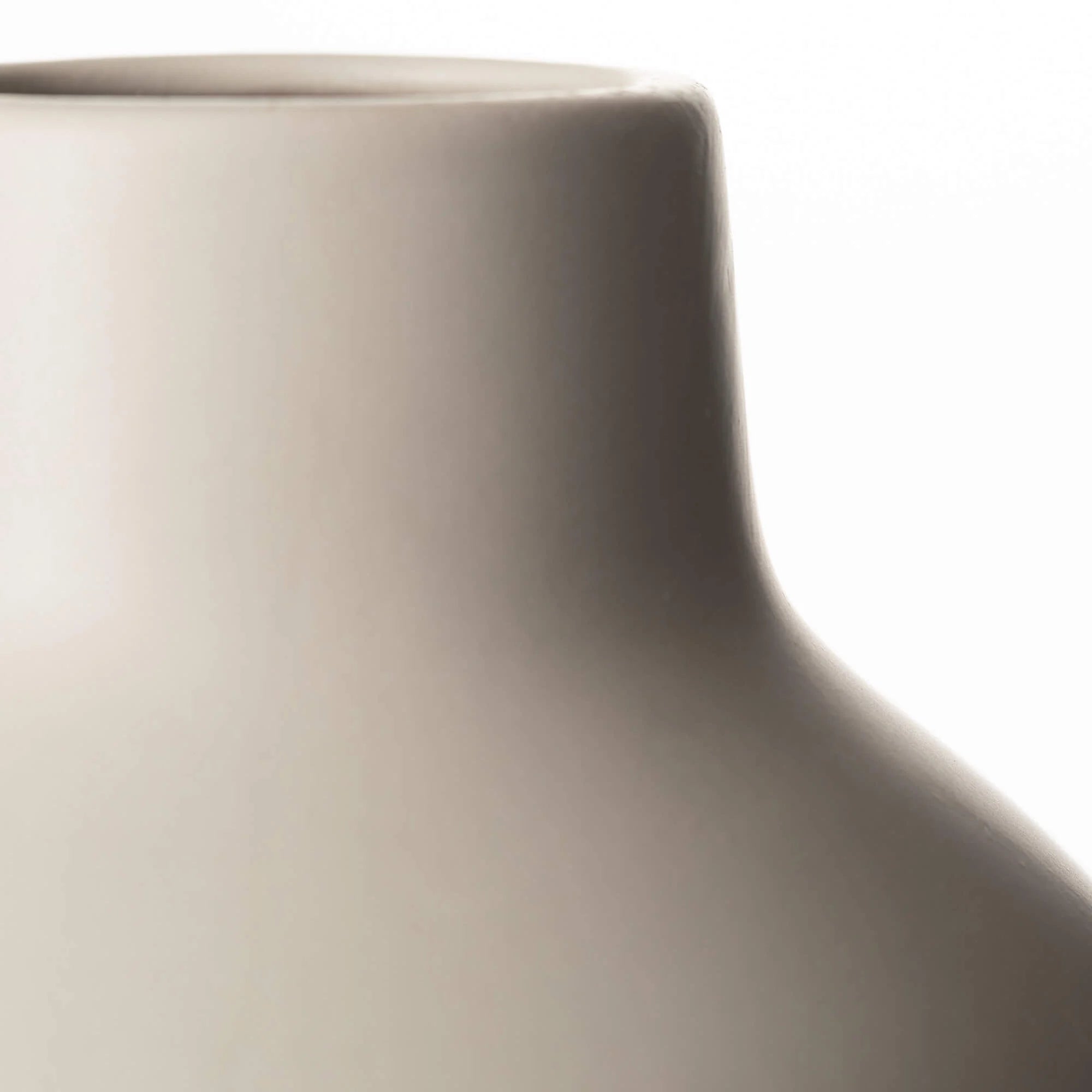 Matte Gray Bottle Vase