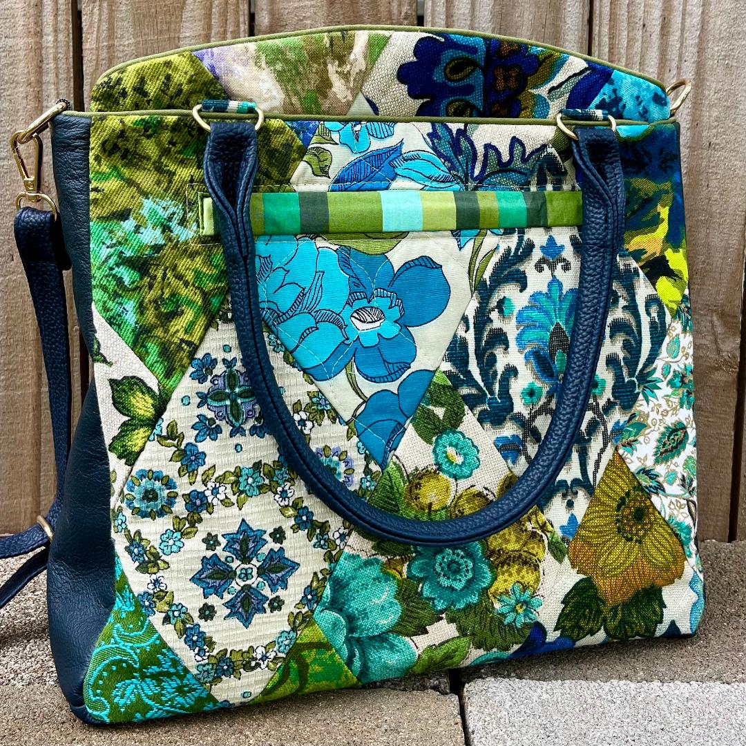 Mrs. Francis - Navy Floral Patchwork