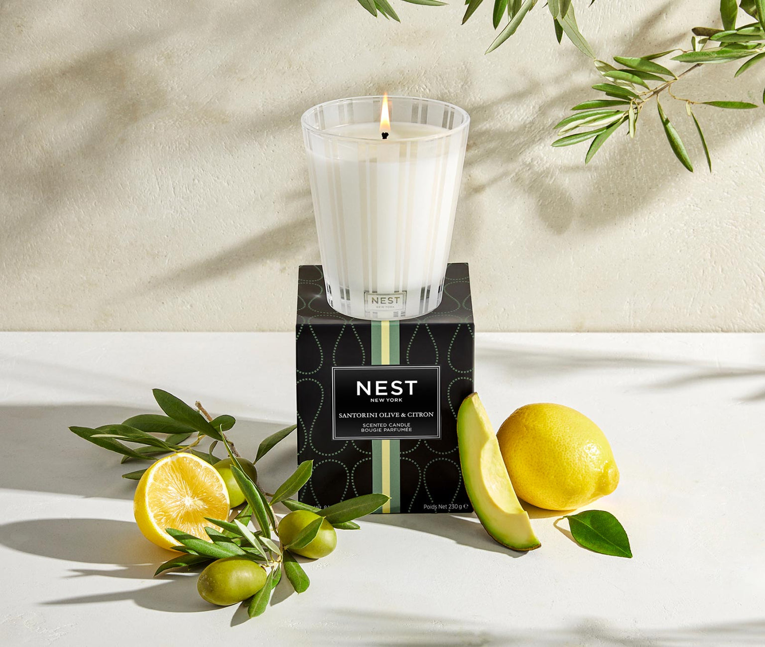 Nest Santorini Olive & Citron Classic Candle